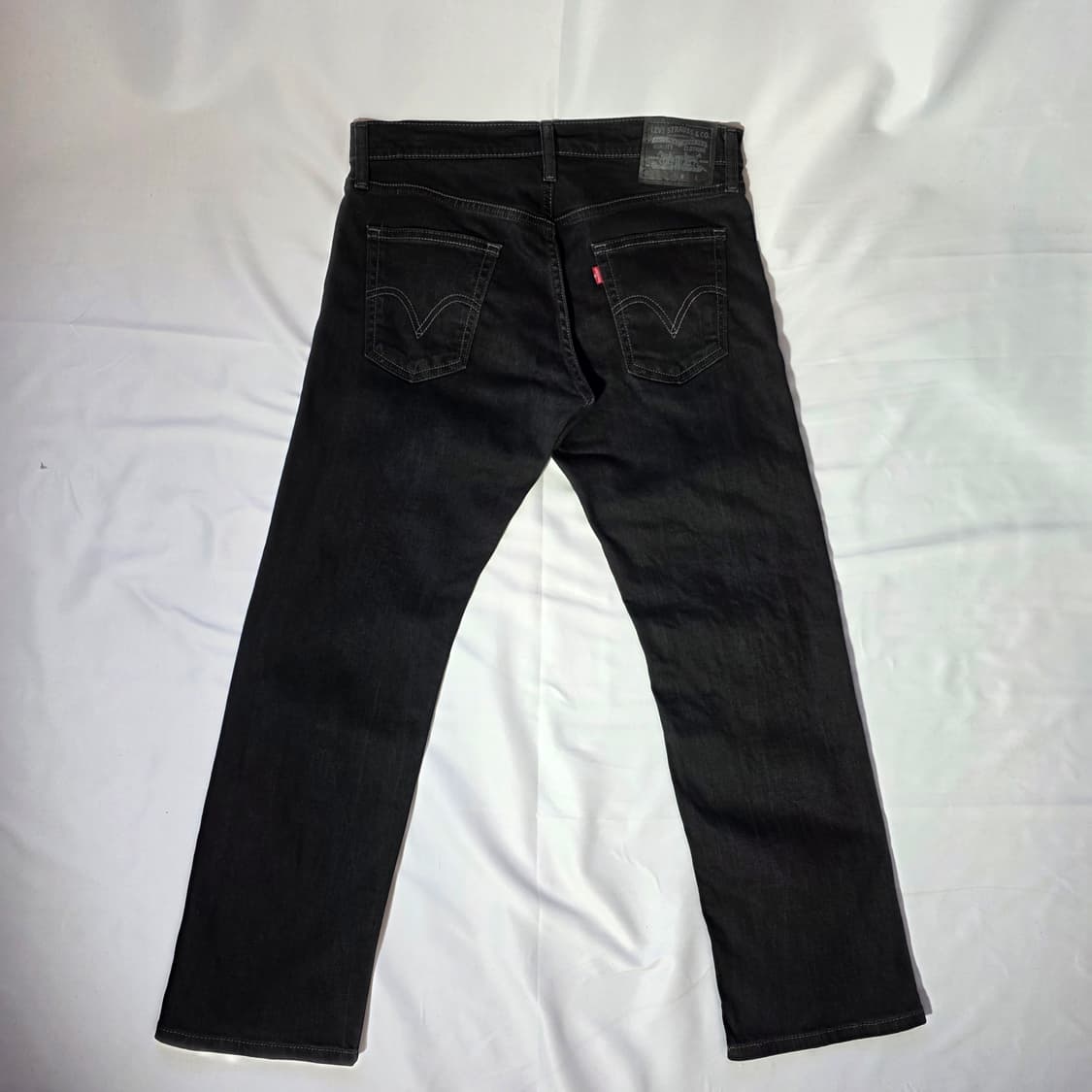 [W33L30]리바이스 514 블랙 데님 팬츠 상품이미지5