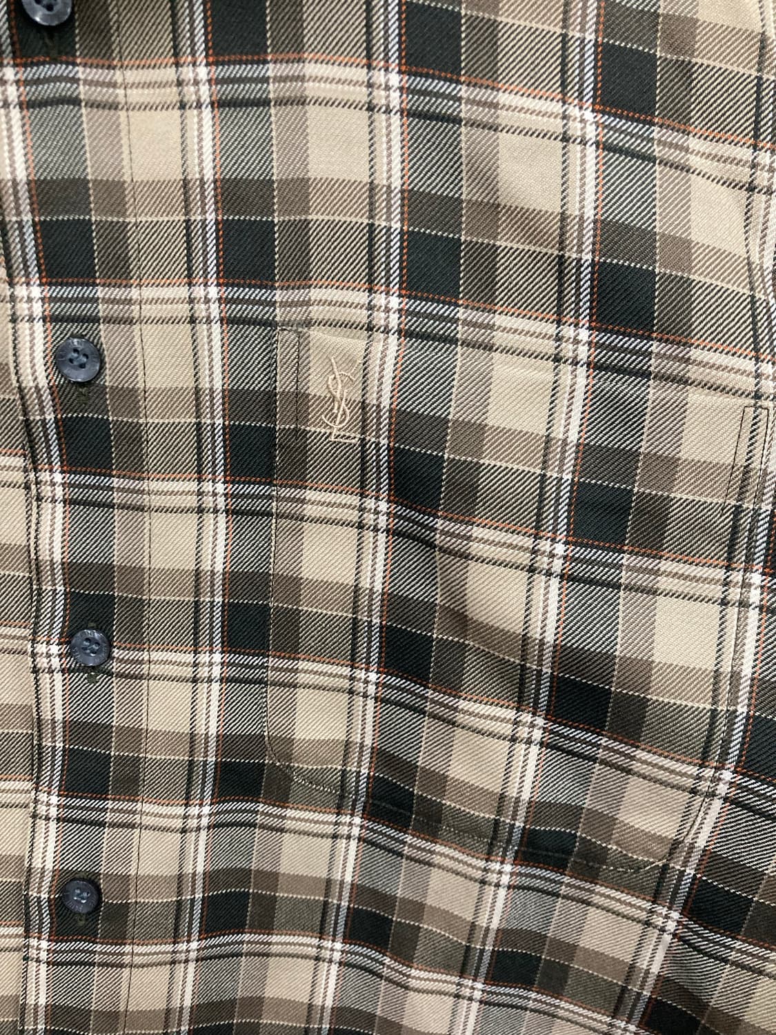 입생로랑 체크셔츠 상품이미지4