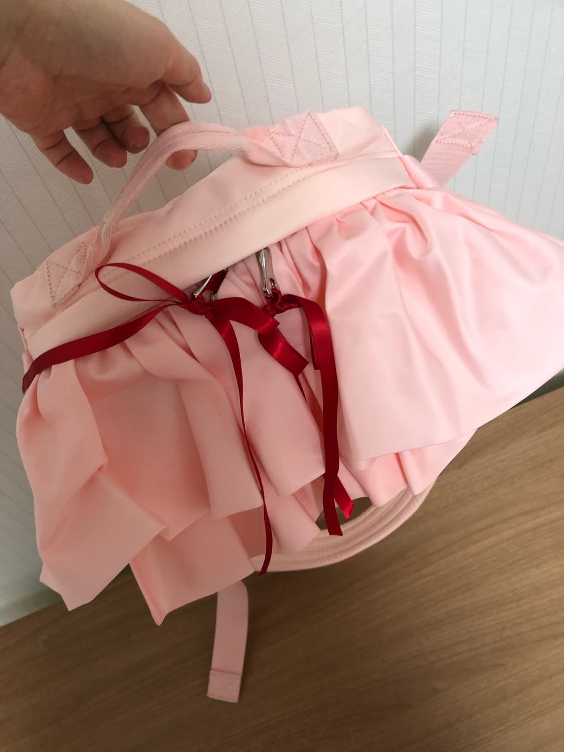 시몬로샤 러플 리본 가방 상품이미지5