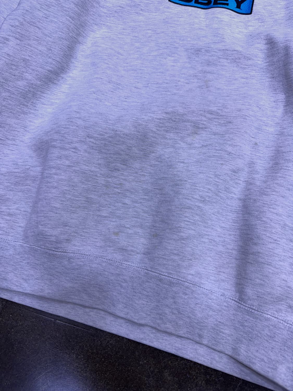 오베이 바 로고 크루넥 맨투맨 스웻셔츠 M 상품이미지5