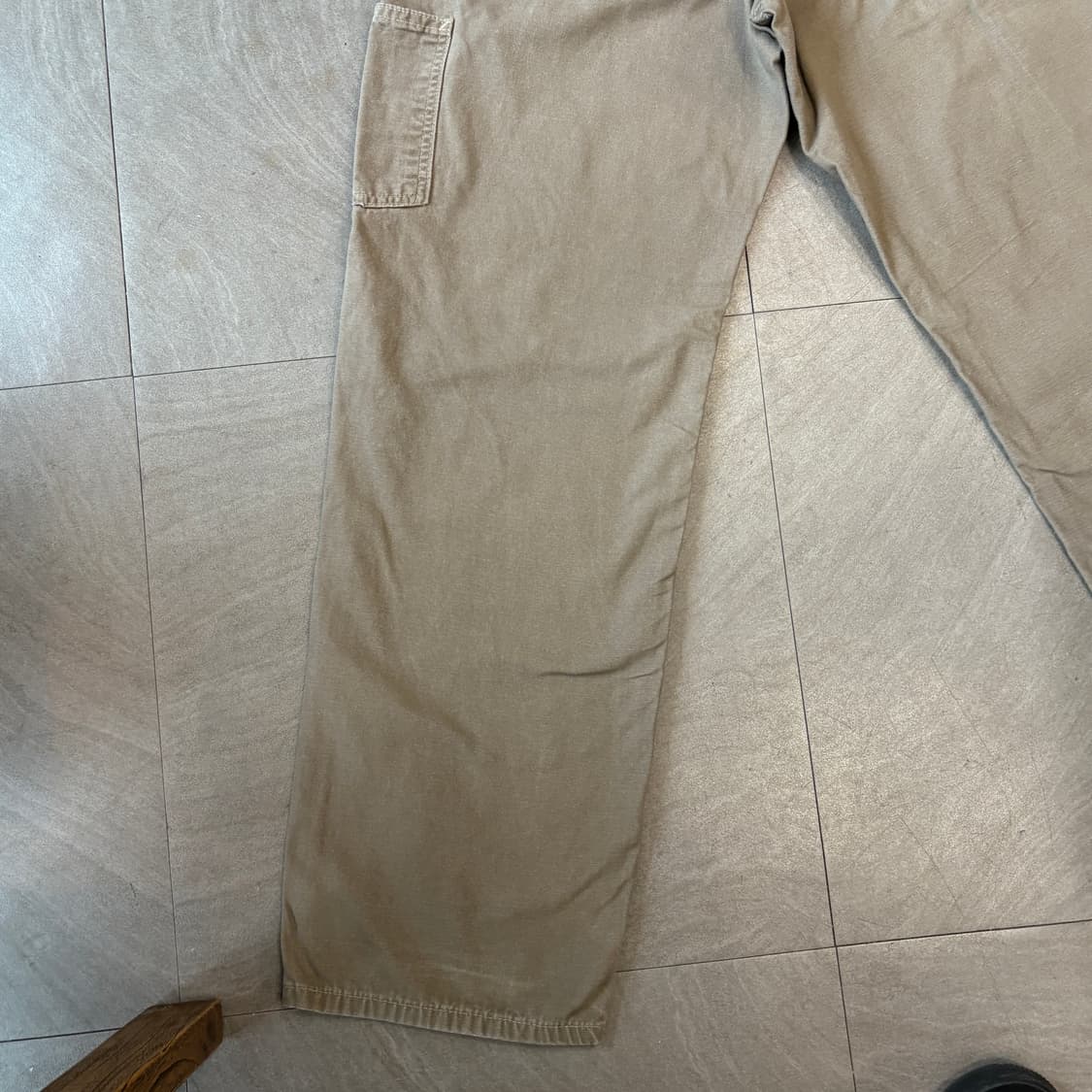 칼하트 오리지널 다크 베이지 카펜터 팬츠  상품이미지3