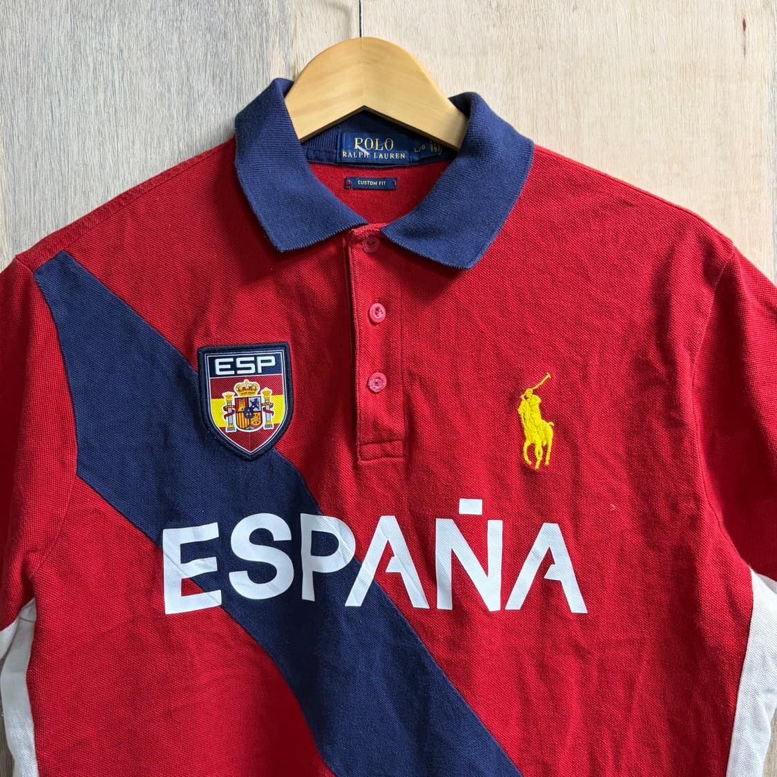 폴로 빅포니 치프키프 에스파냐 레드 반팔 카라 티셔츠 L  상품이미지7