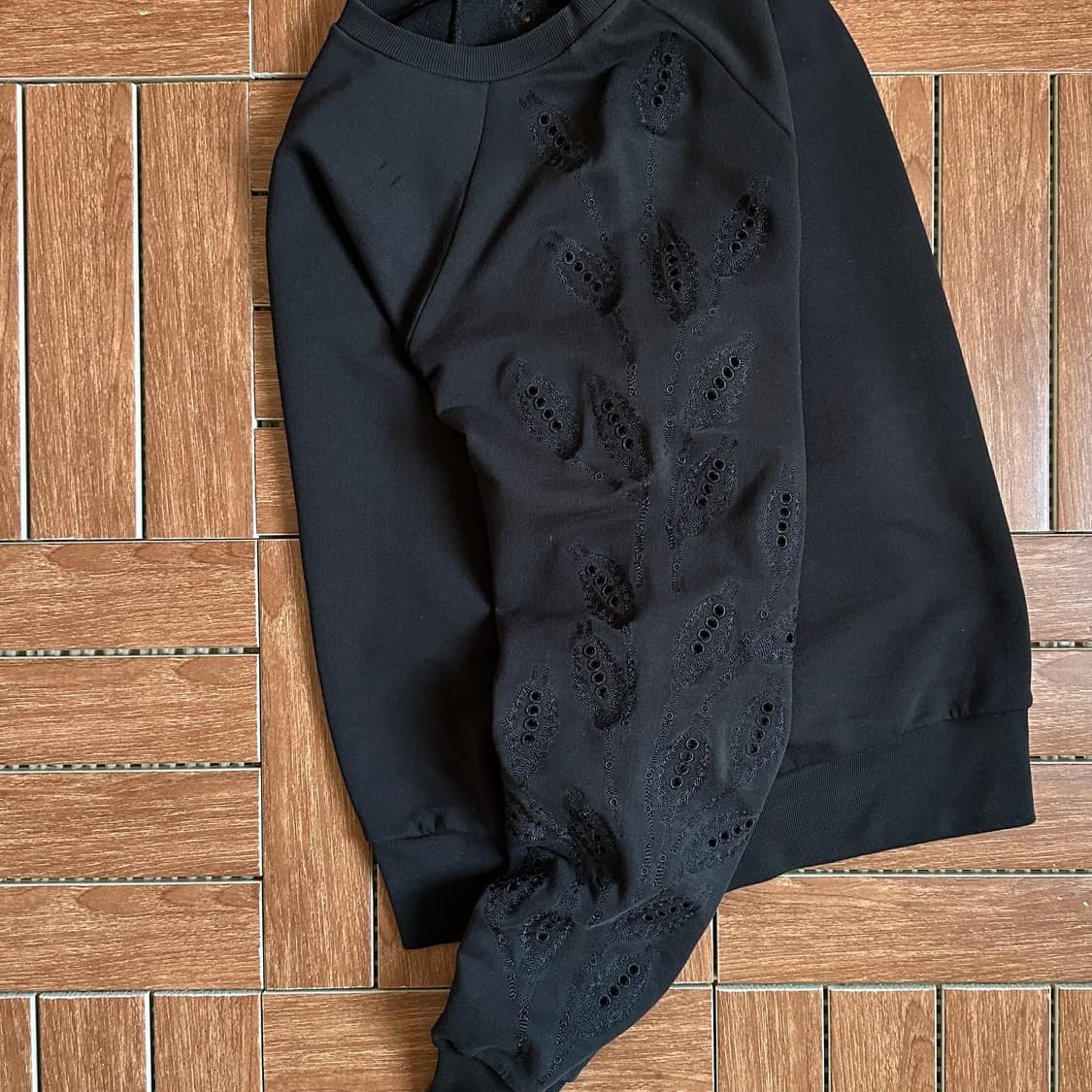 Dries van noten eyelet sleeves sweats 상품이미지3