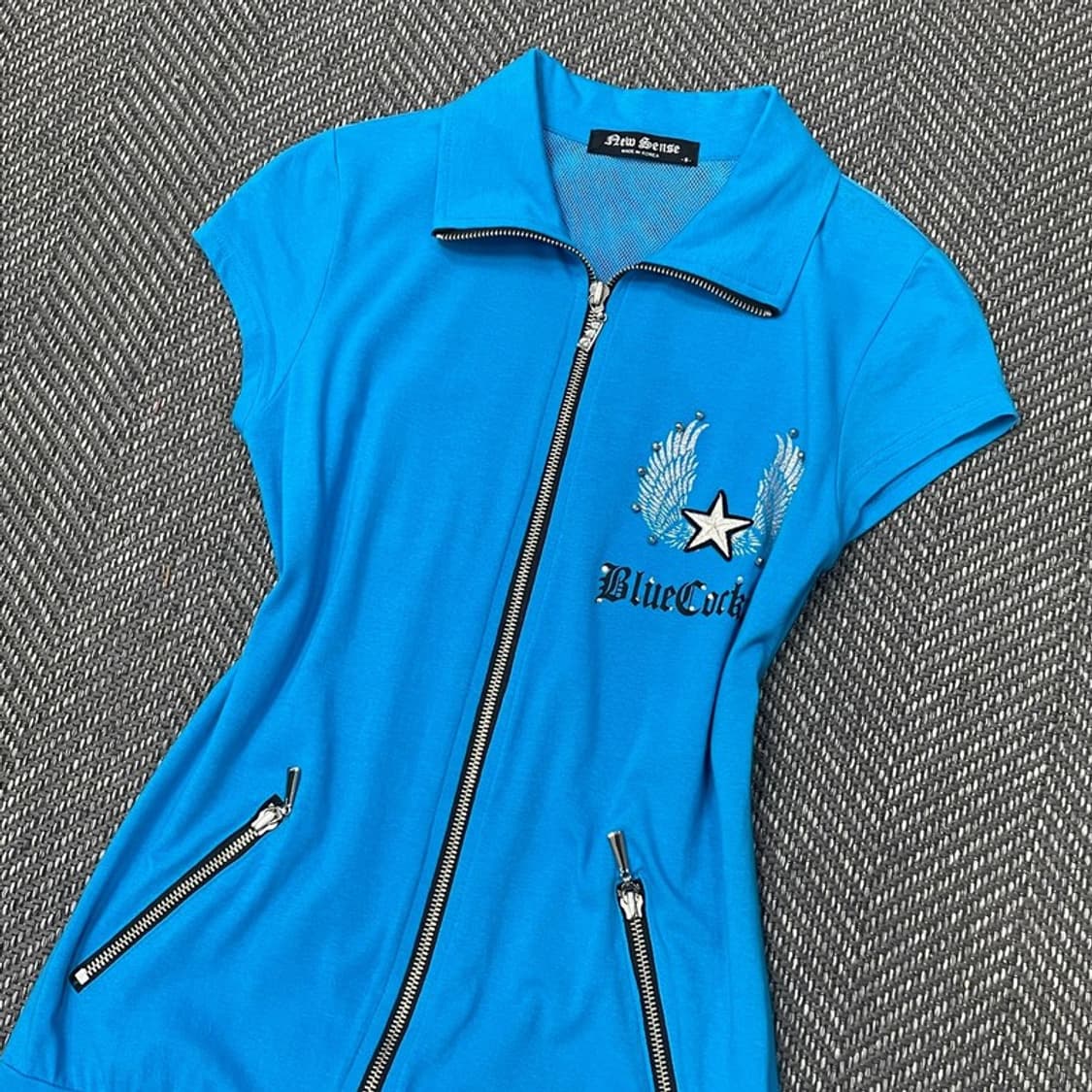 y2k 블루칵테일 펑크 원피스 v0307 상품이미지3