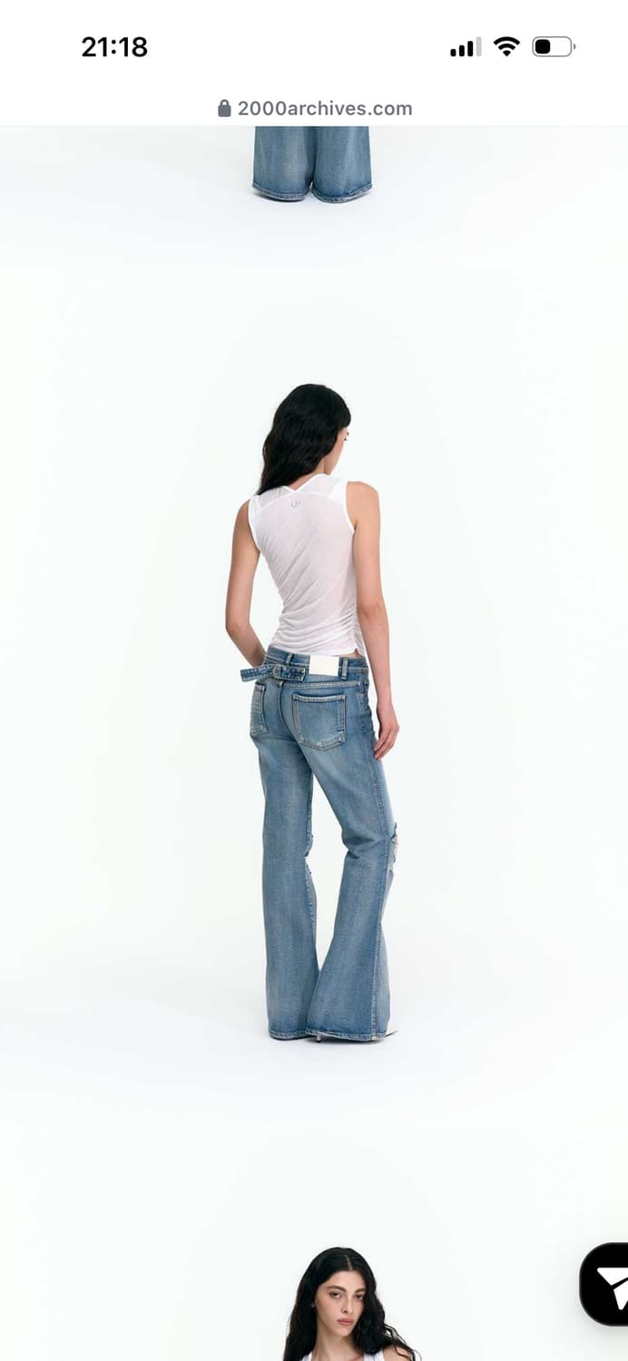 새상품) 2000아카이브스 에브리데이니스 데님팬츠  상품이미지3