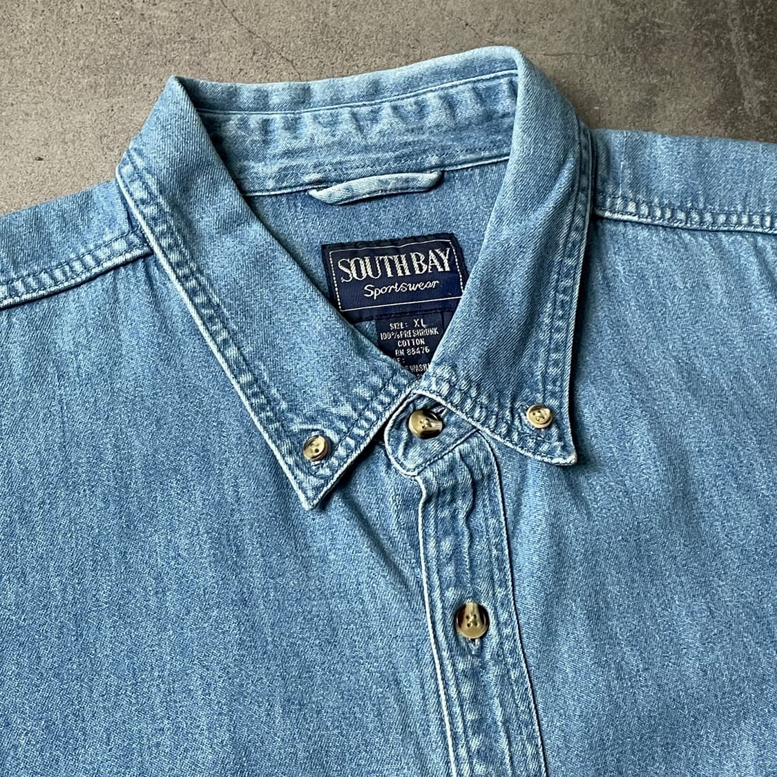 SOUTH BAY 사우스베이 빈티지 코튼 데님 셔츠 A00554 상품이미지2