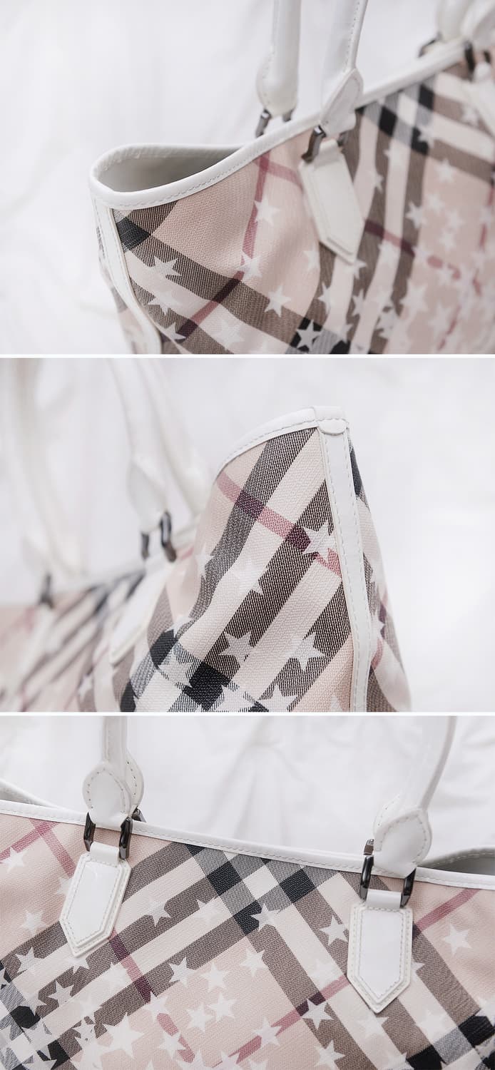 버버리 슈퍼 노바체크 화이트 스타 빅토트.숄더백 상품이미지7