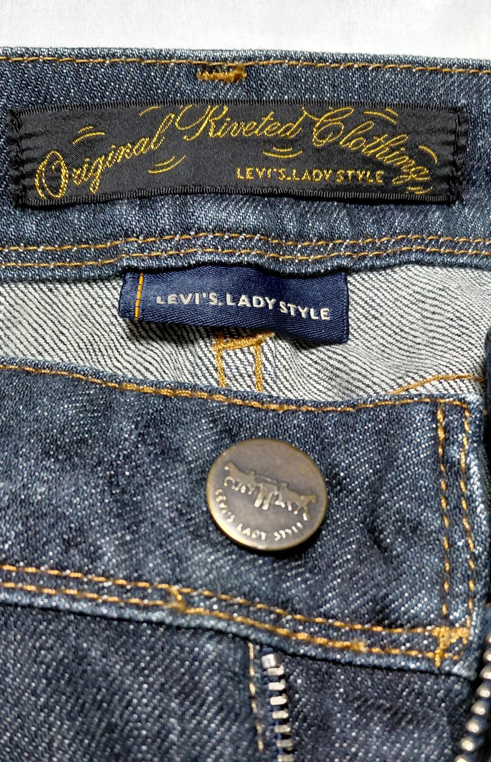 [희귀/27] 리바이스 레이디 스타일 부츠컷 데님 (딥블루) 상품이미지4