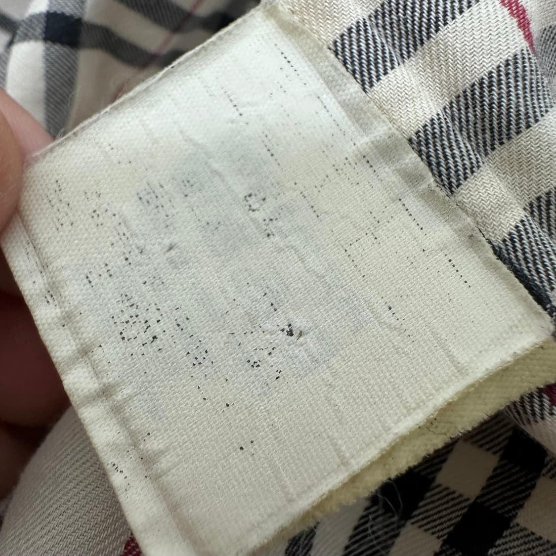 BURBERRY 버러리 정품 매장판 체크패턴 셔츠 L 상품이미지8