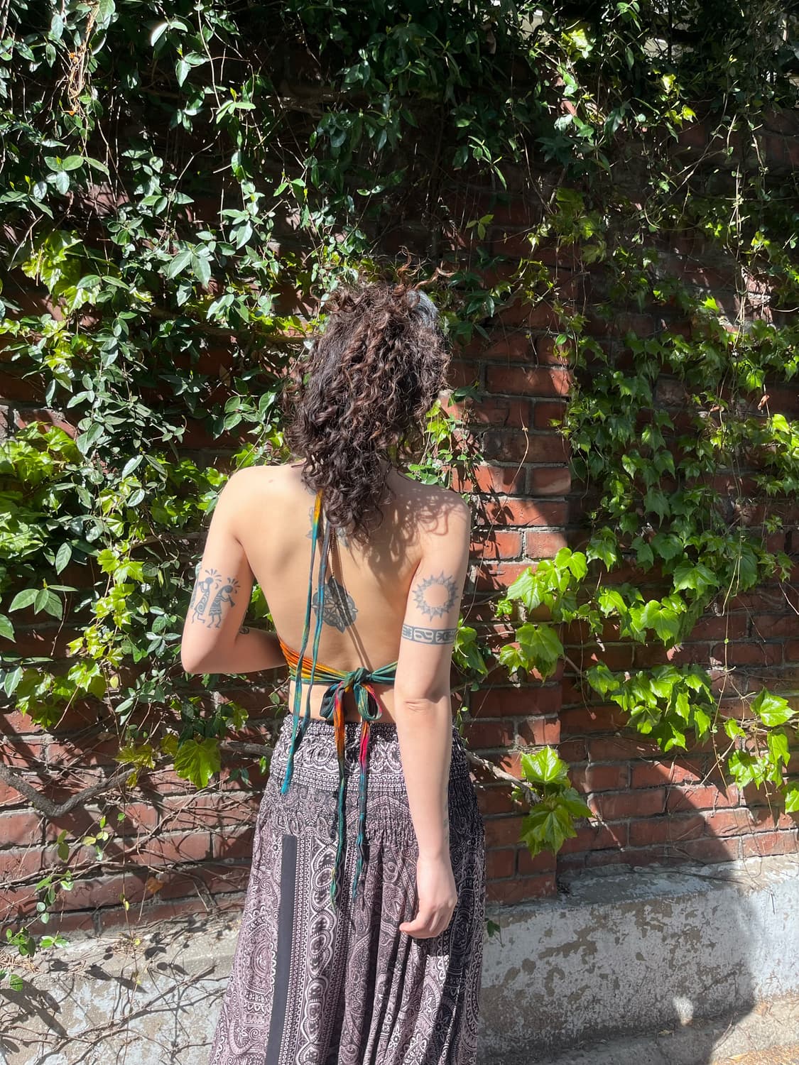 타이다이 트임 홀터넥 상품이미지8