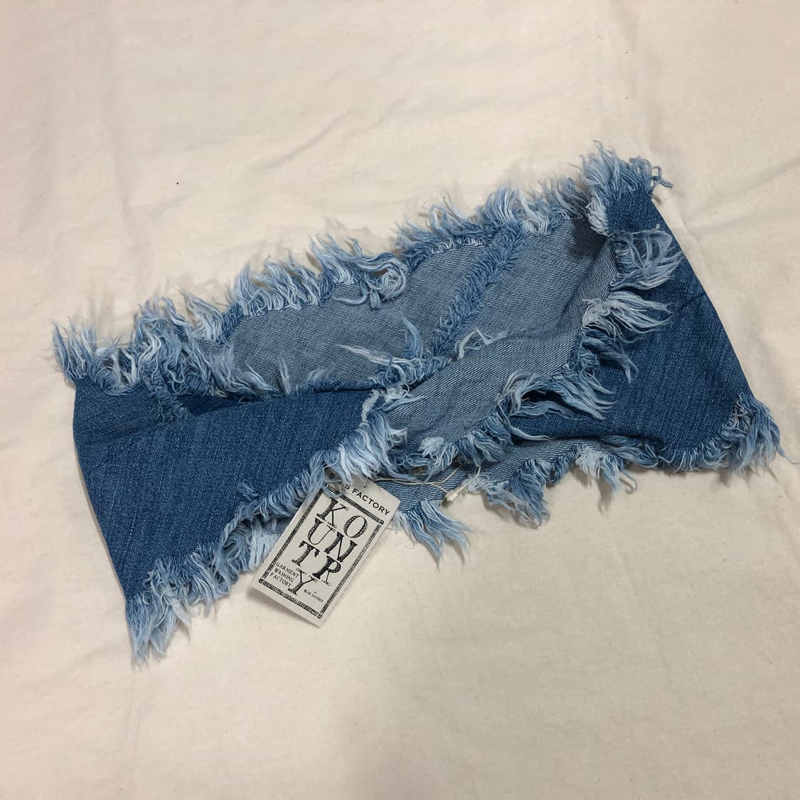 캐피탈 데님 트위스트 스누드 상품이미지5