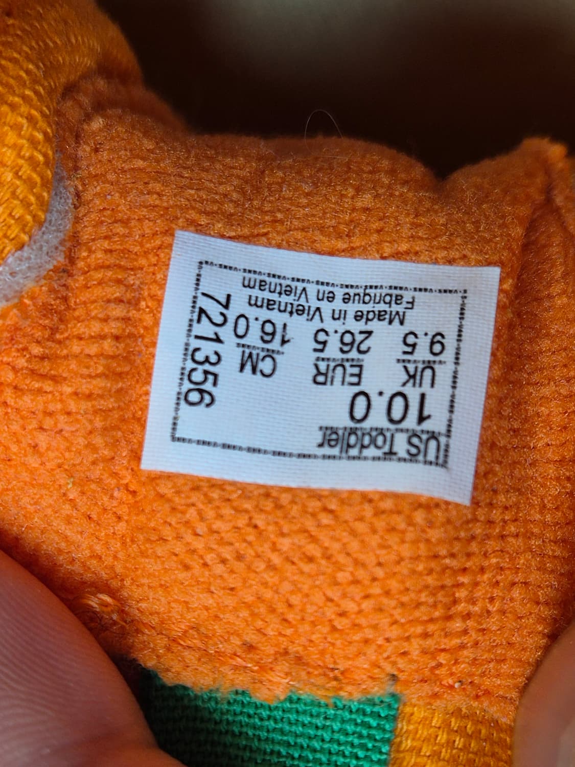 반스X세서미 스트리트 콜라보 유아용 운동화입니다. 알록달록한 색감에 쿠키 상품이미지7