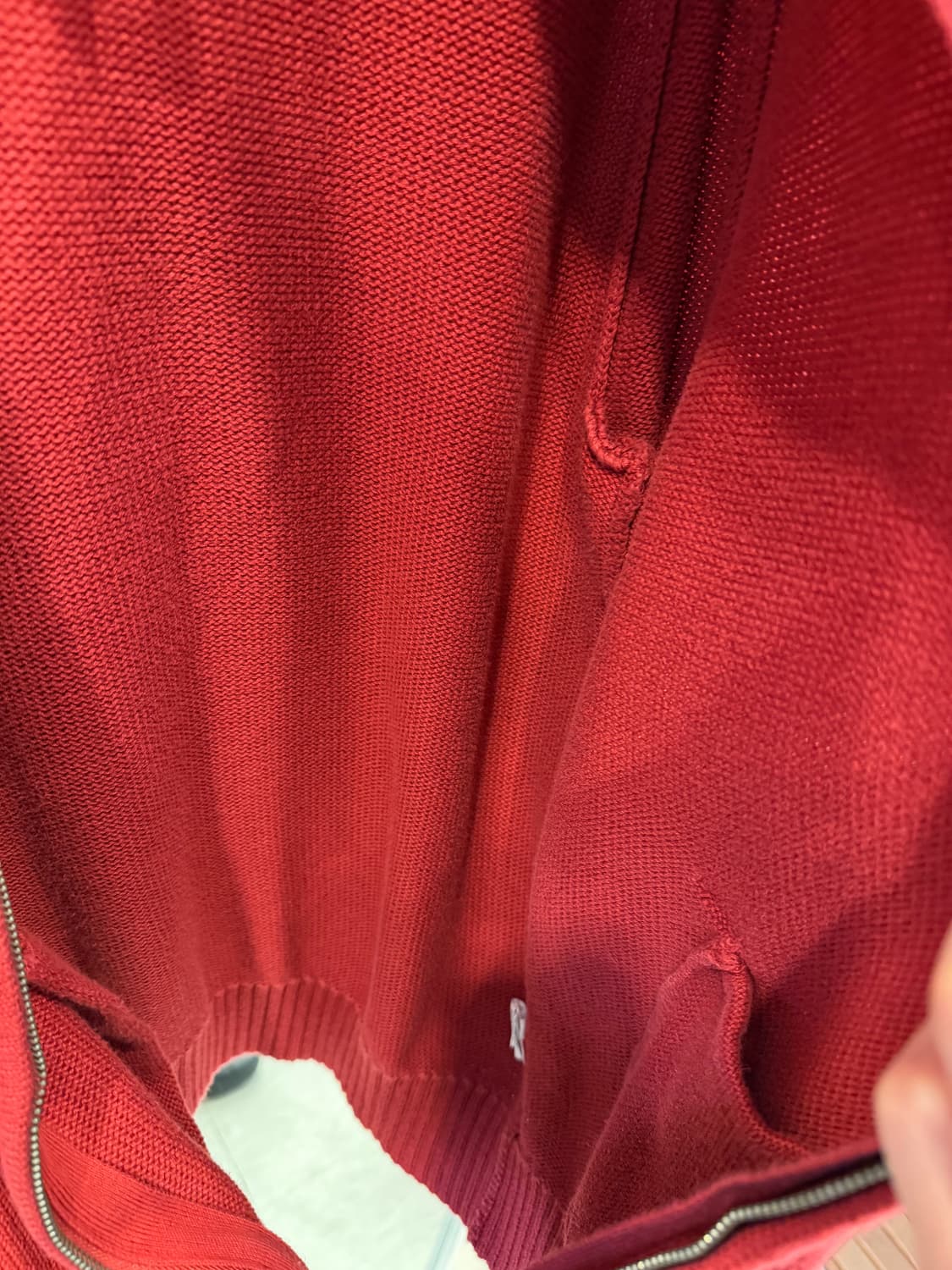 00s L.L.Bean 엘엘빈 코튼 니트 집업 상품이미지5