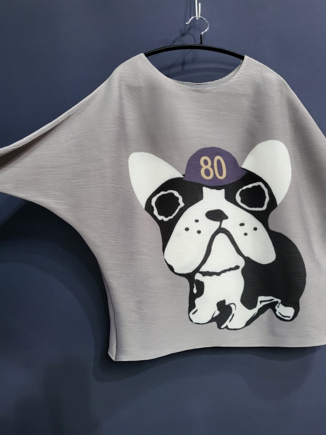 프렌치 불독 모티브 플리츠 상품이미지2