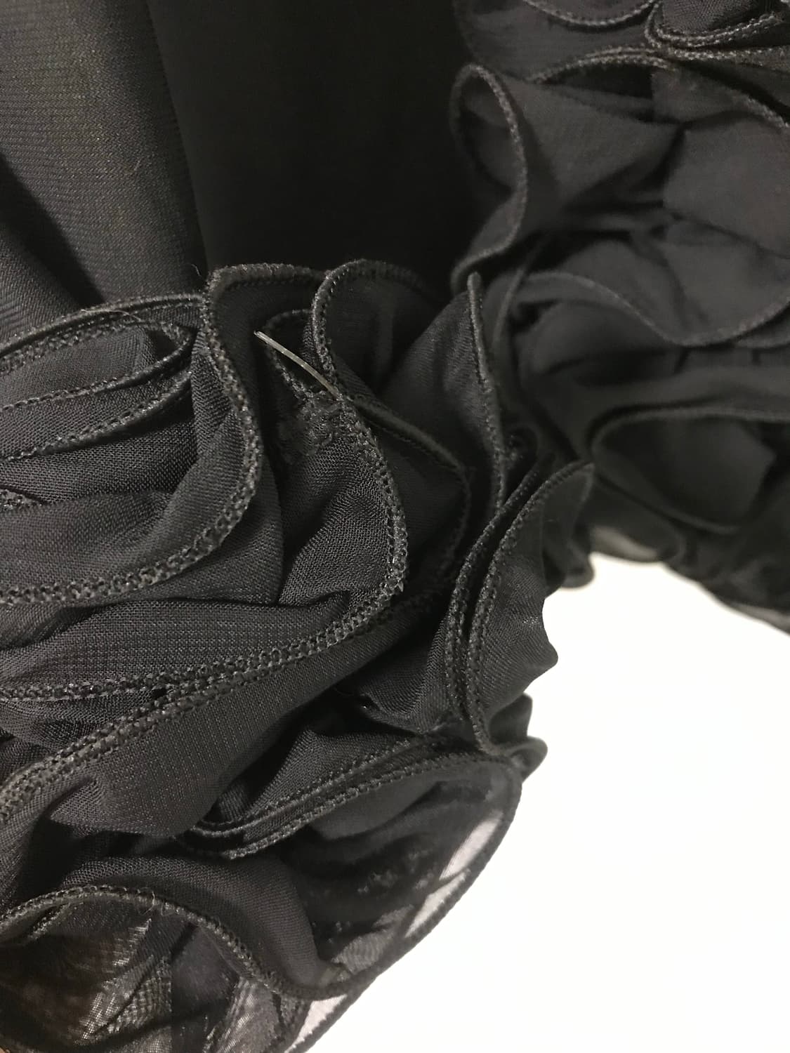 vintage black rose blouse 상품이미지9