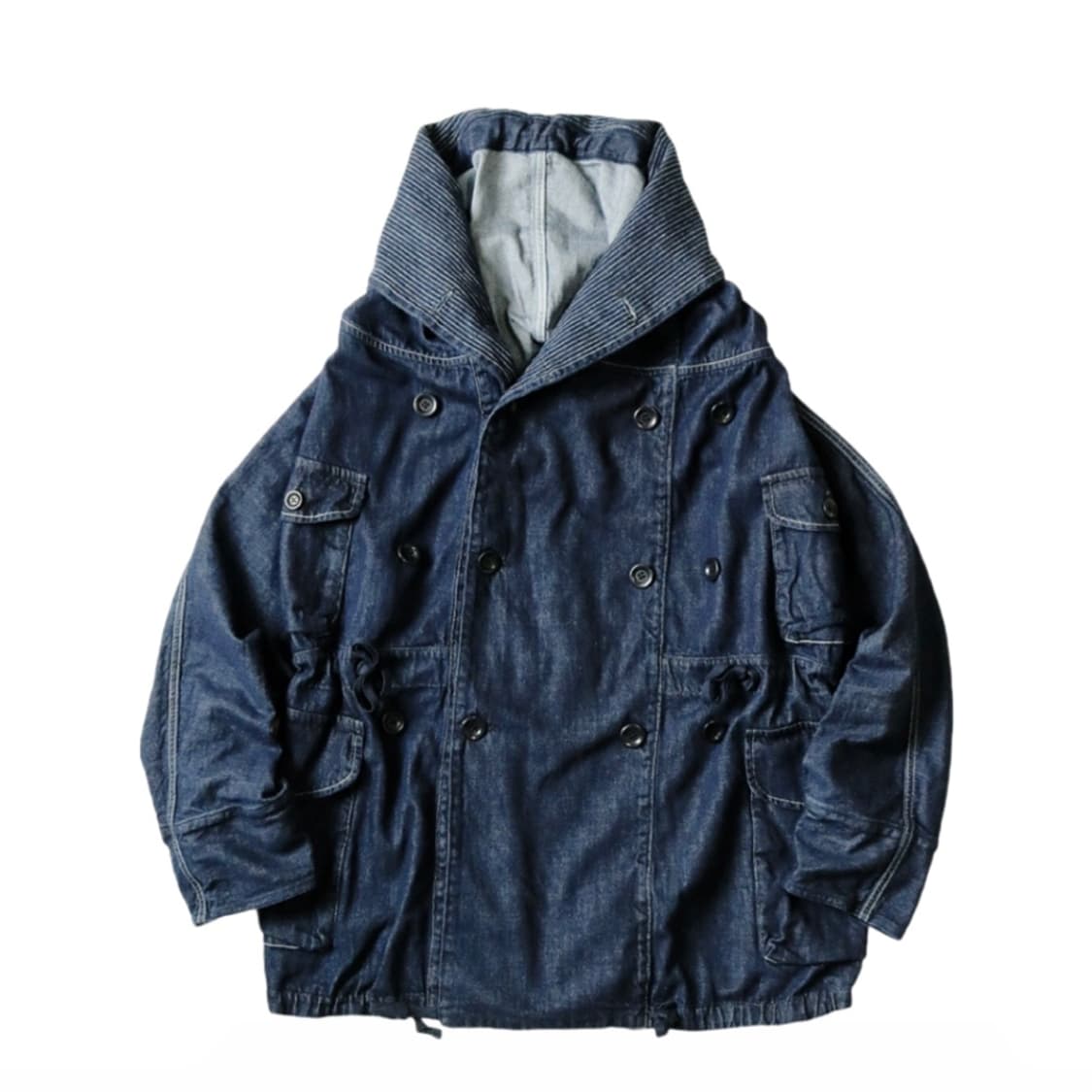 캐피탈 10온즈 데님 링 코트 인디고 상품이미지1