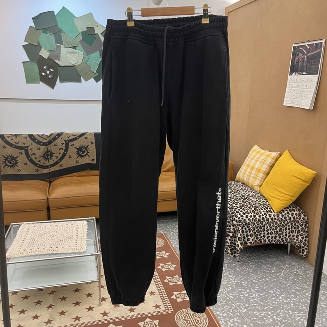 디스이즈네버댓 빈티지 스펠로고 기모 스웻팬츠 L C09846 상품이미지3