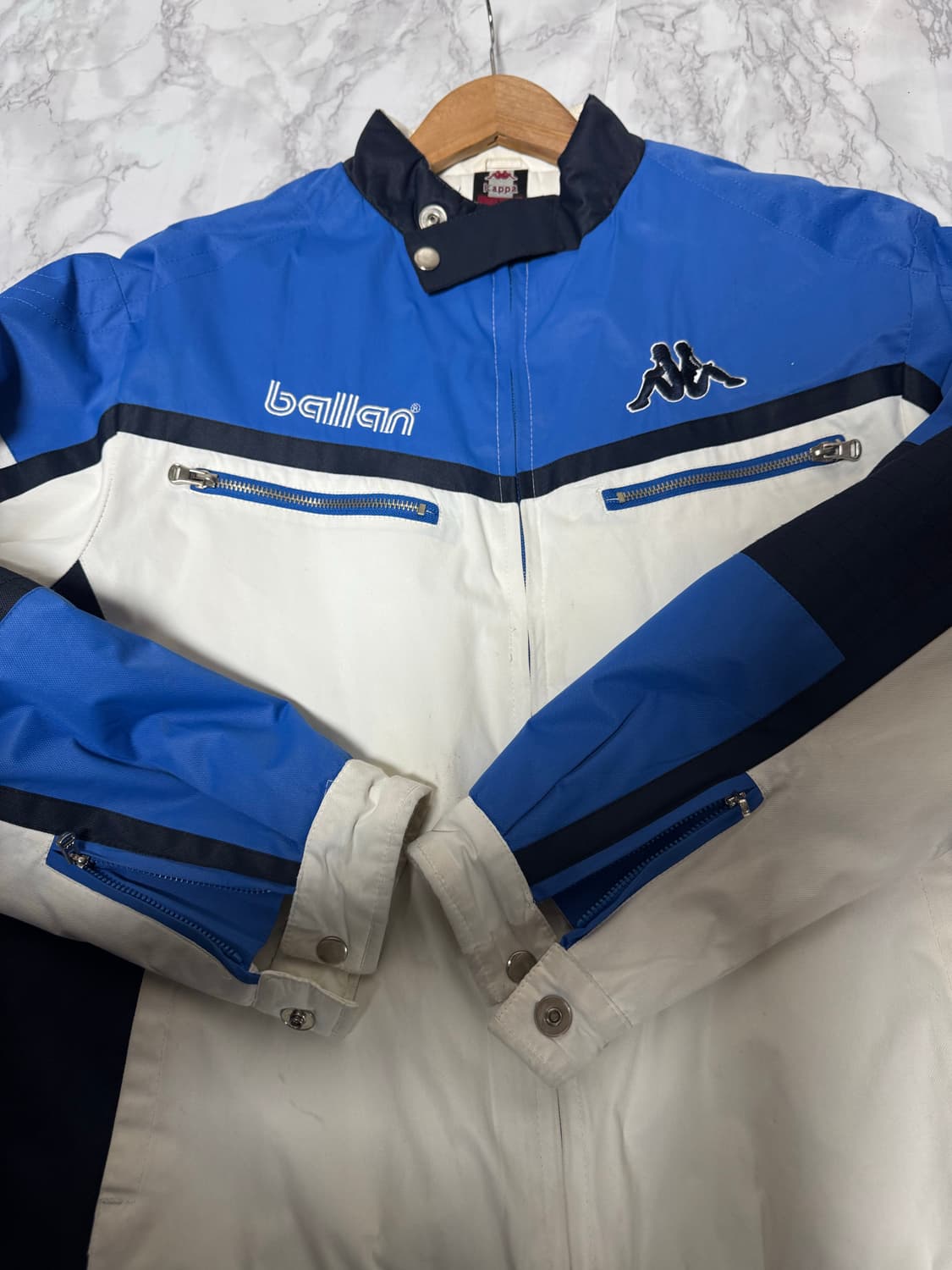 카파 흰파 빅로고 올드스쿨 레이싱 자켓 상품이미지7