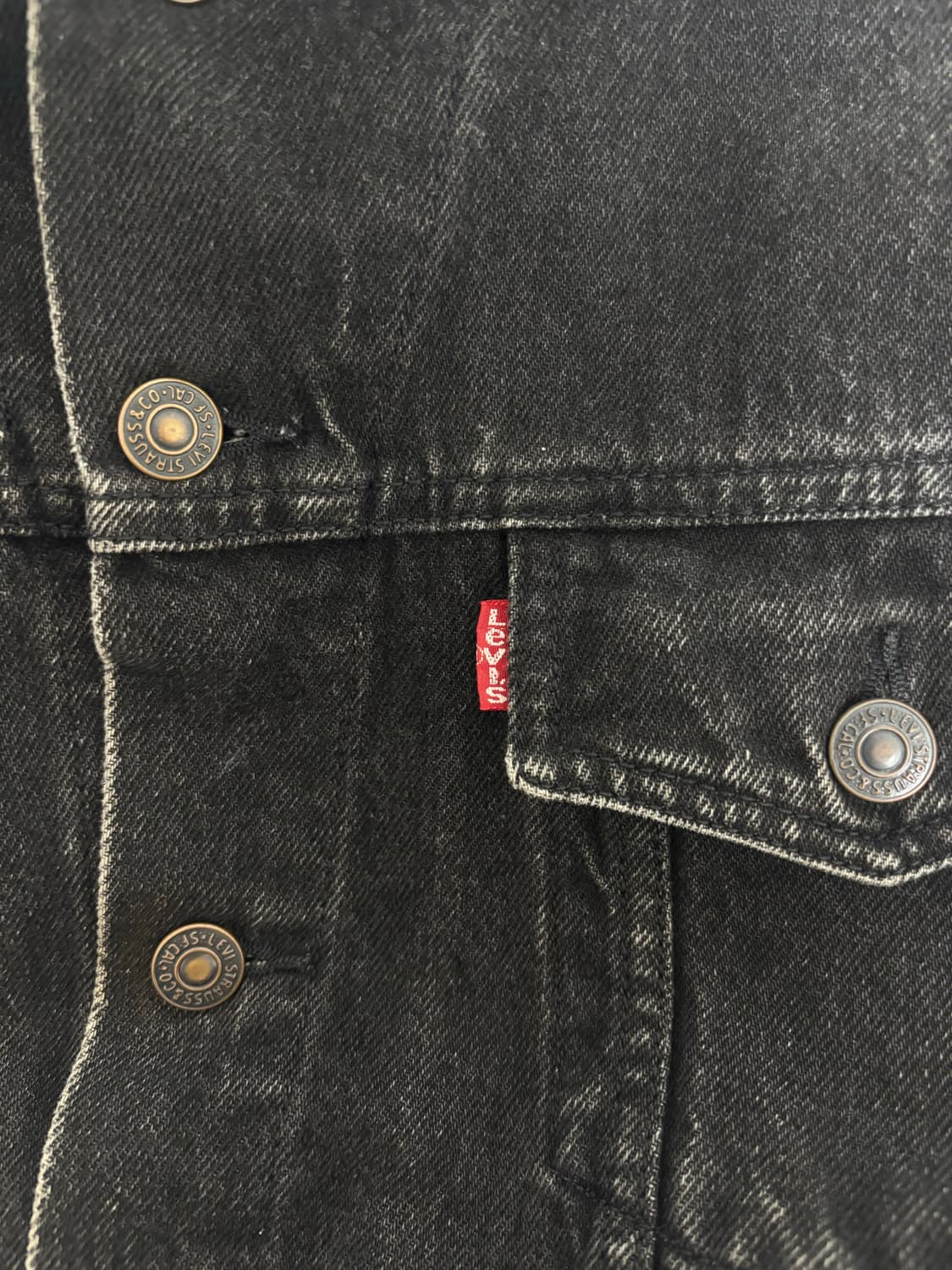 리바이스 70506 Black Trucker Jacket (100) 상품이미지6