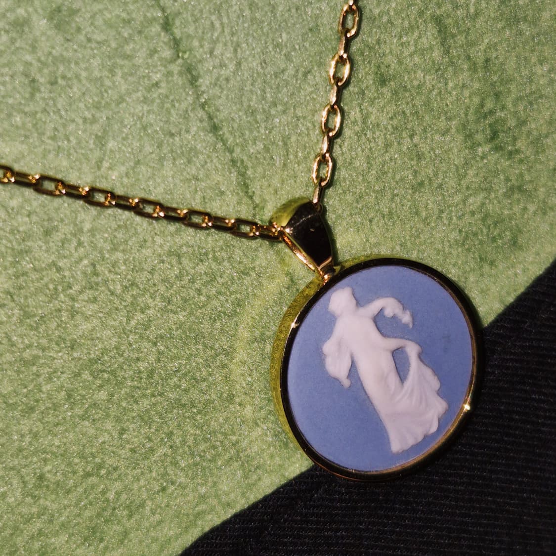 00s 영국 웨지우드 제스퍼 비너스 카메오 목걸이 상품이미지9