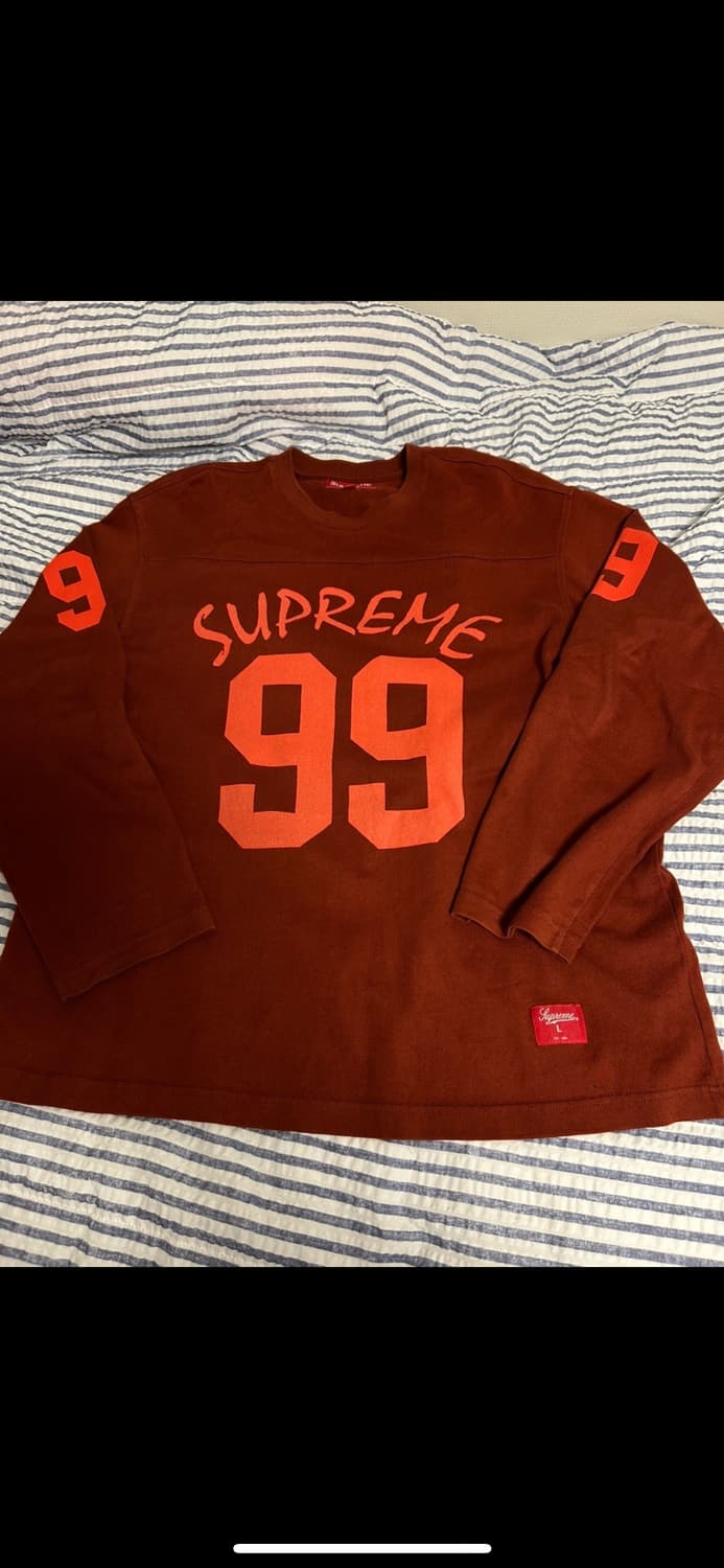 슈프림 99 롱슬리브 풀볼 탑 L 상품이미지1