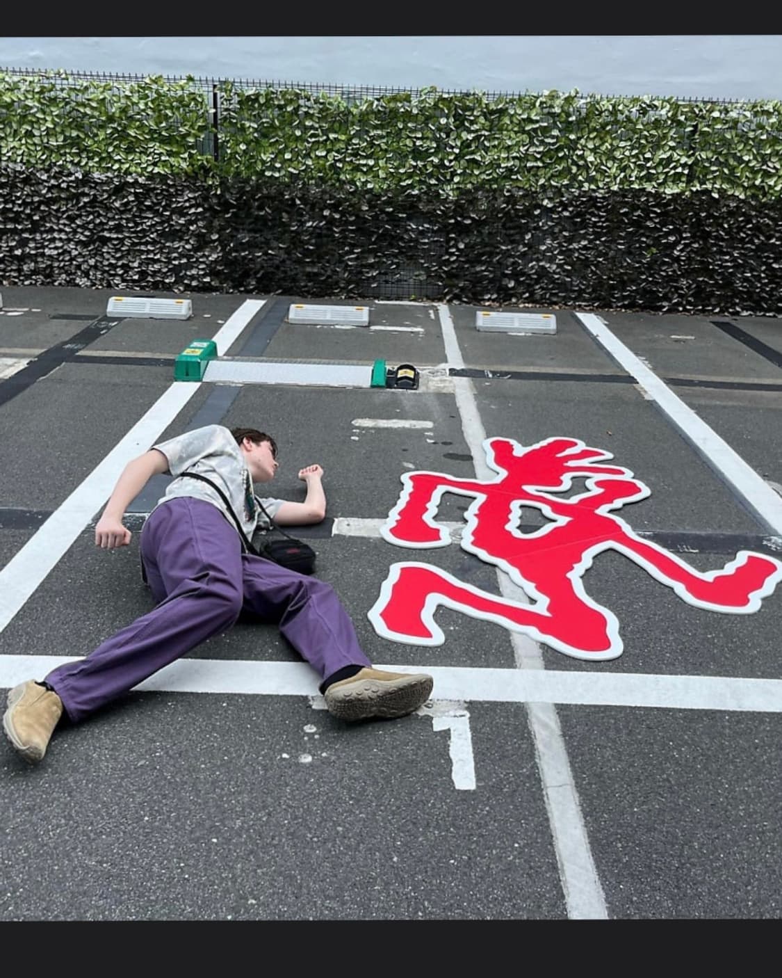 디스이즈네버댓 그라미치 콜라보 퍼플 보라색 데님 벨트 카고 팬츠 S 27 상품이미지2