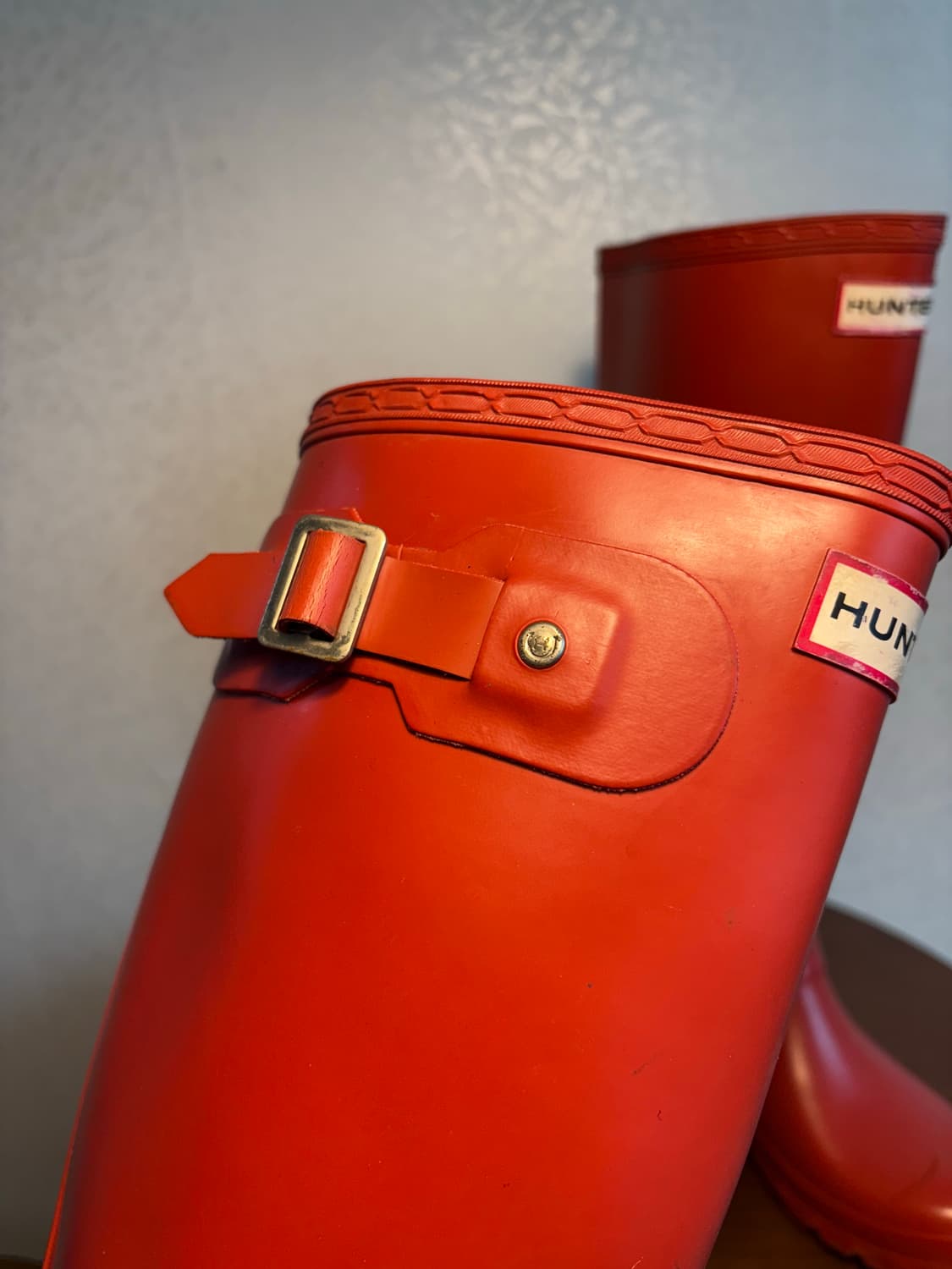 빈티지 헌터 레인부츠 레드 상품이미지6