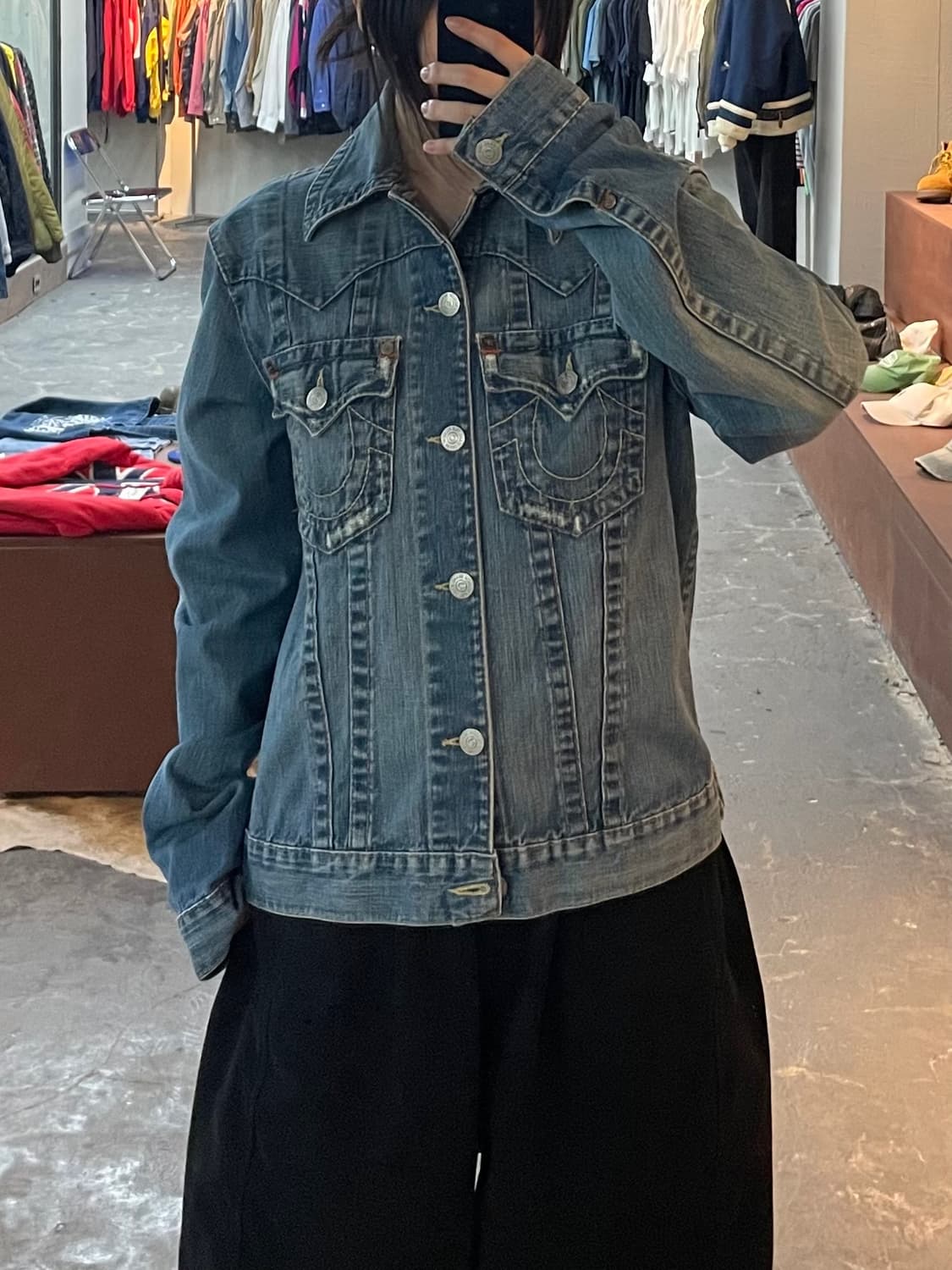 트루릴리젼 데님 트러커 자켓 H2221 상품이미지1