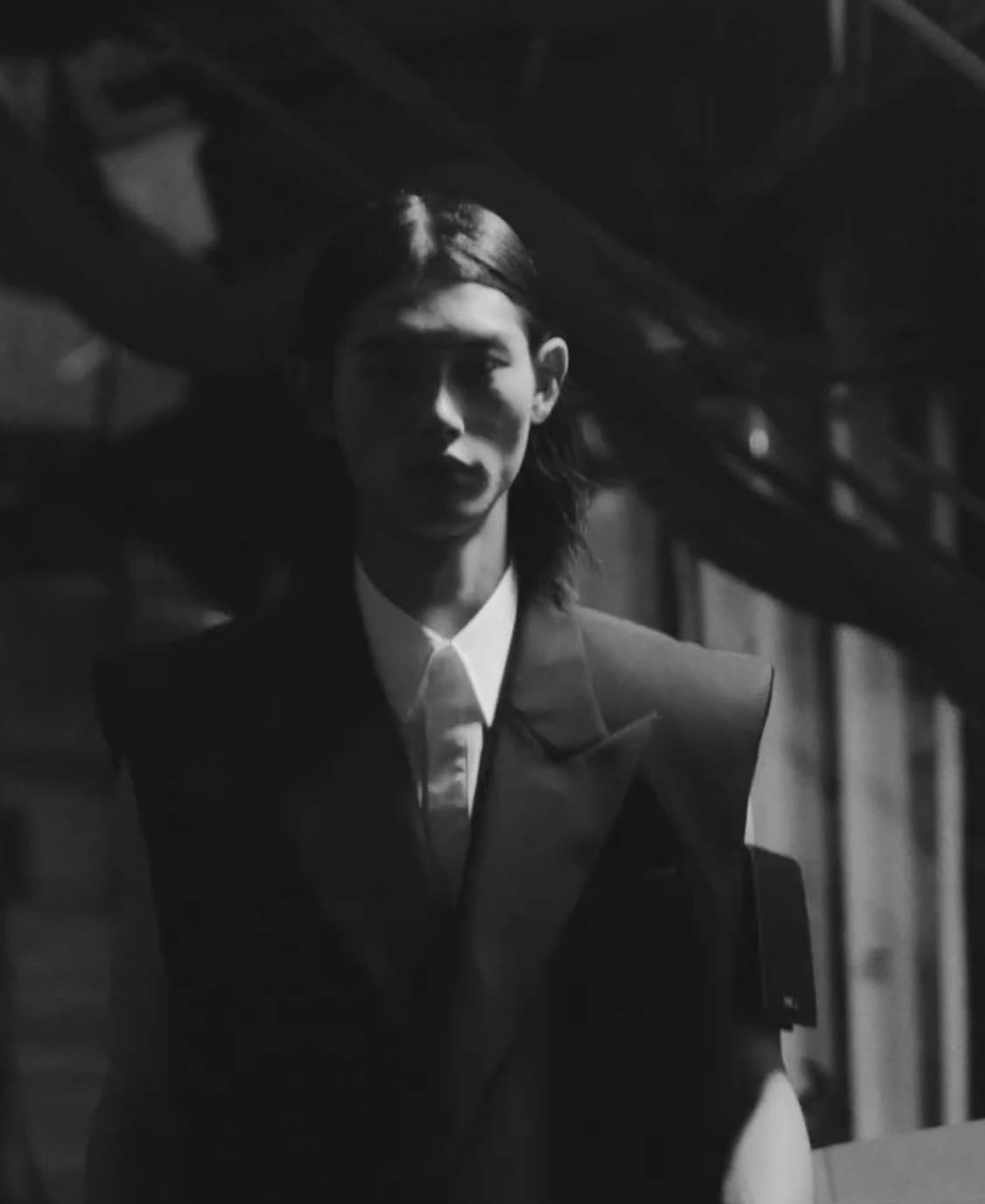 준지 컬렉션 라인 복스 가죽 카드지갑 블랙 상품이미지8