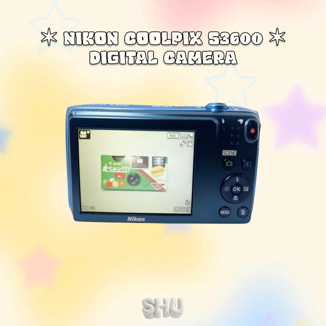 니콘 쿨픽스 S3600 빈티지 디카 블루 상품이미지6