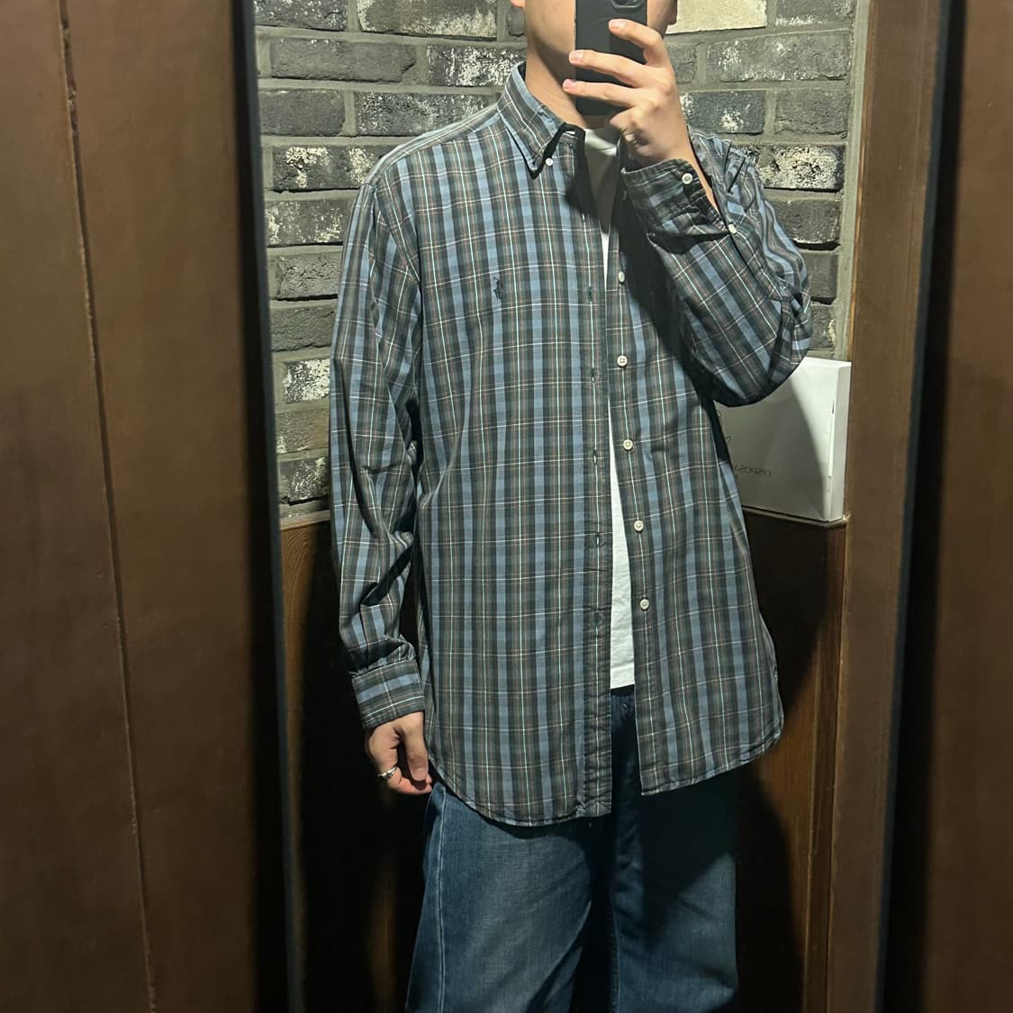 M) 폴로 랄프로렌 클래식 체크 셔츠 상품이미지8