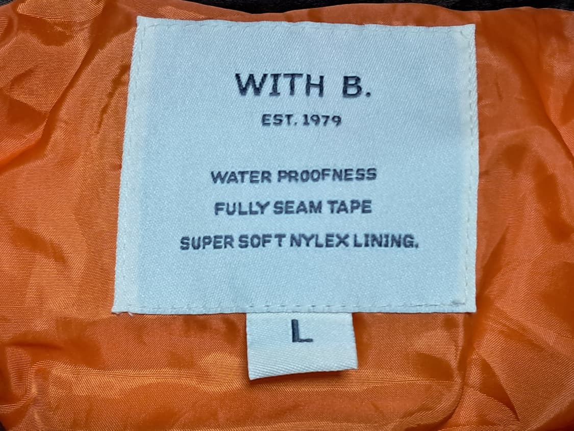 WITH B. 패딩 파카 L 상품이미지7
