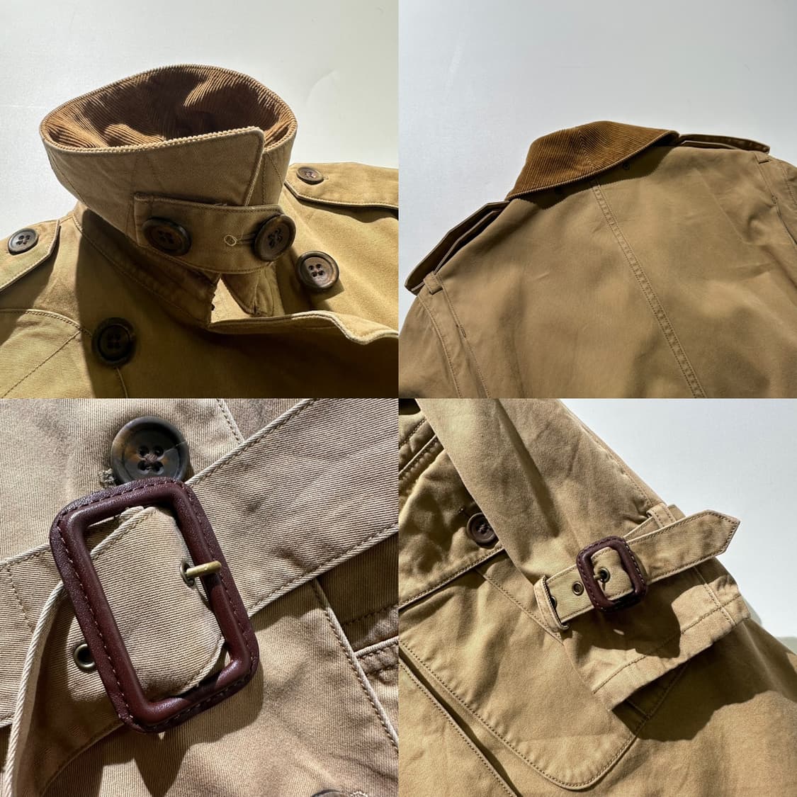 (새상품) 랄프로렌 로브 더블 트렌치 코트 상품이미지6