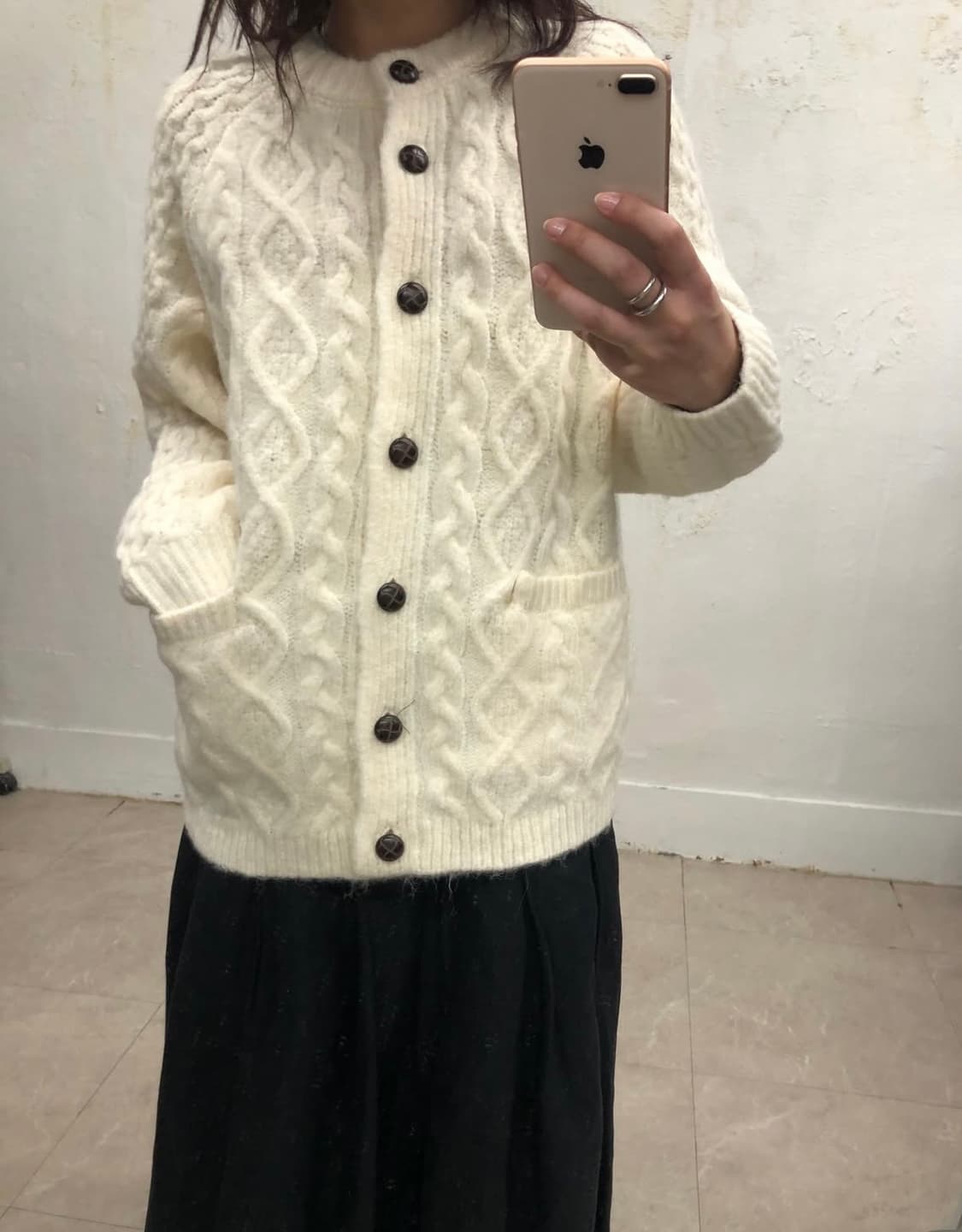 [새상품] 빈티지 피셔맨 가디건, 모리걸, 러블리 상품이미지2