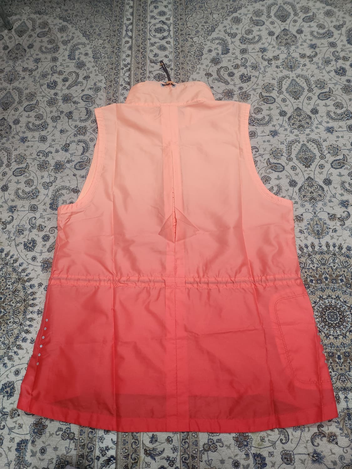 나이키 오렌지 그라데이션 바람막이 조끼 L (55반까지) 상품이미지2