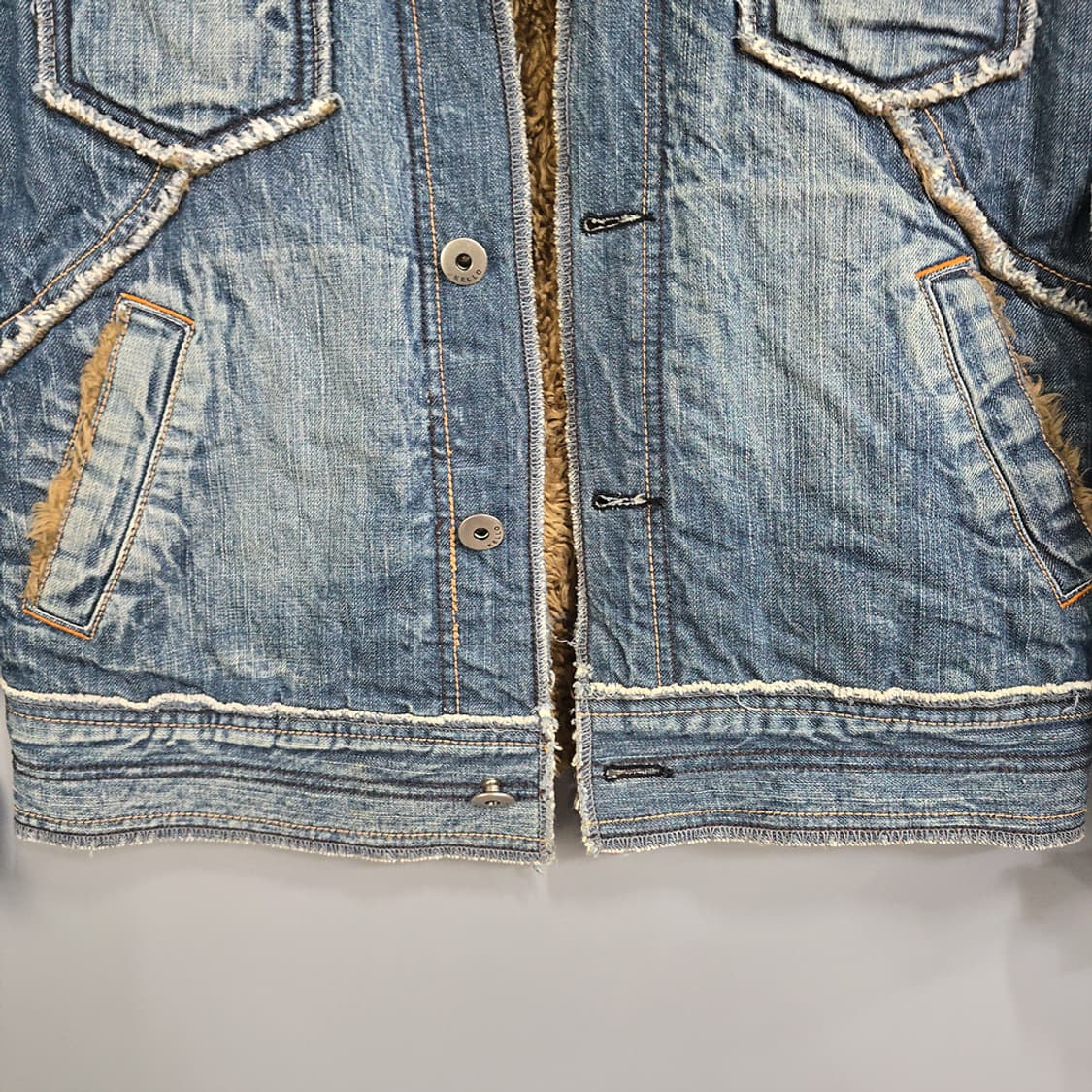 켈로진스(KELLO JEANS) 셰르파 데님 자켓 상품이미지3