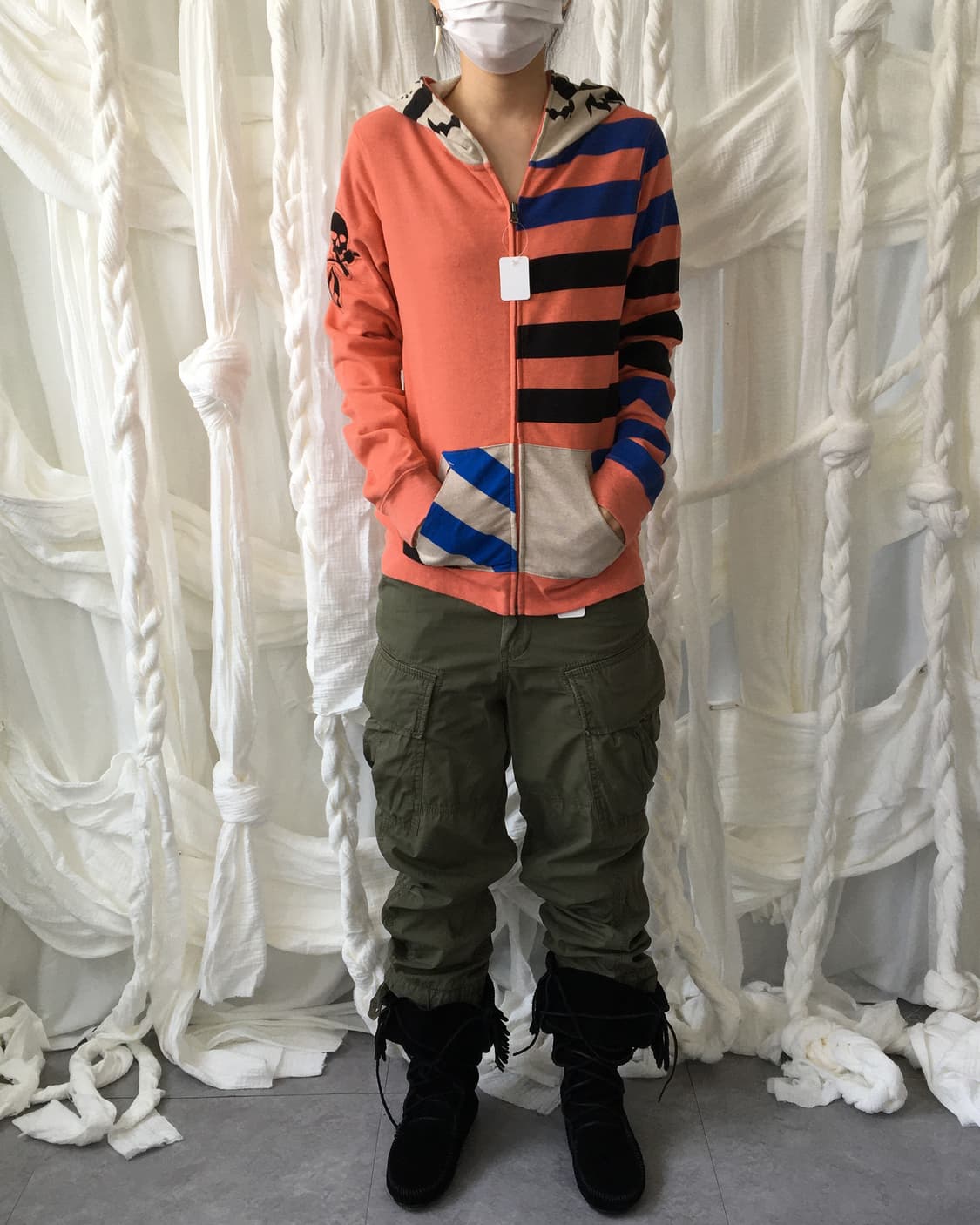 Volcom mask hood zip up 상품이미지8