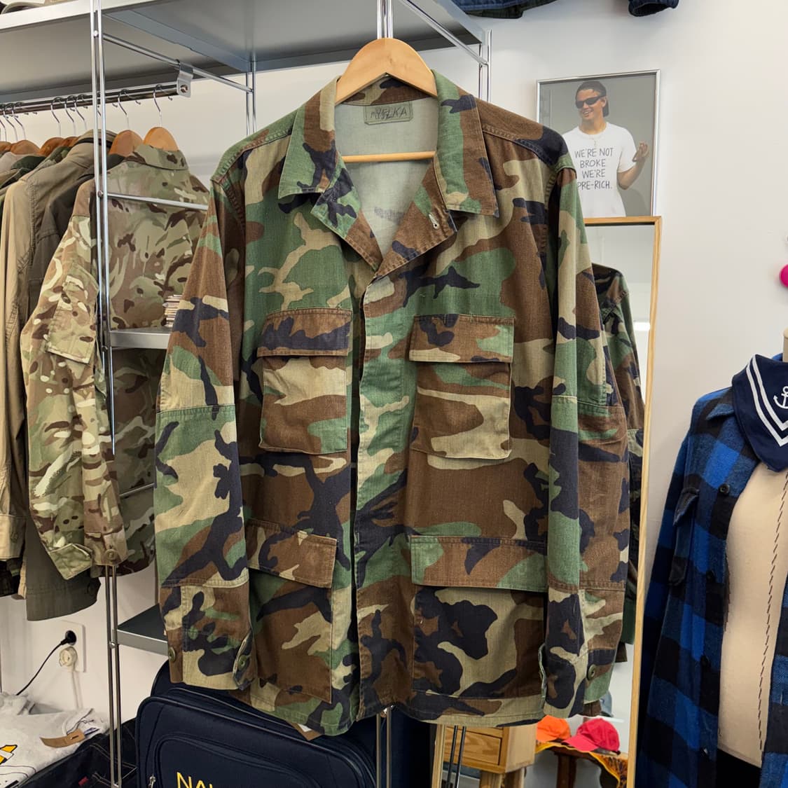 US Army 미군 우드랜드 카모 셔츠 자켓 (2XL)  상품이미지2