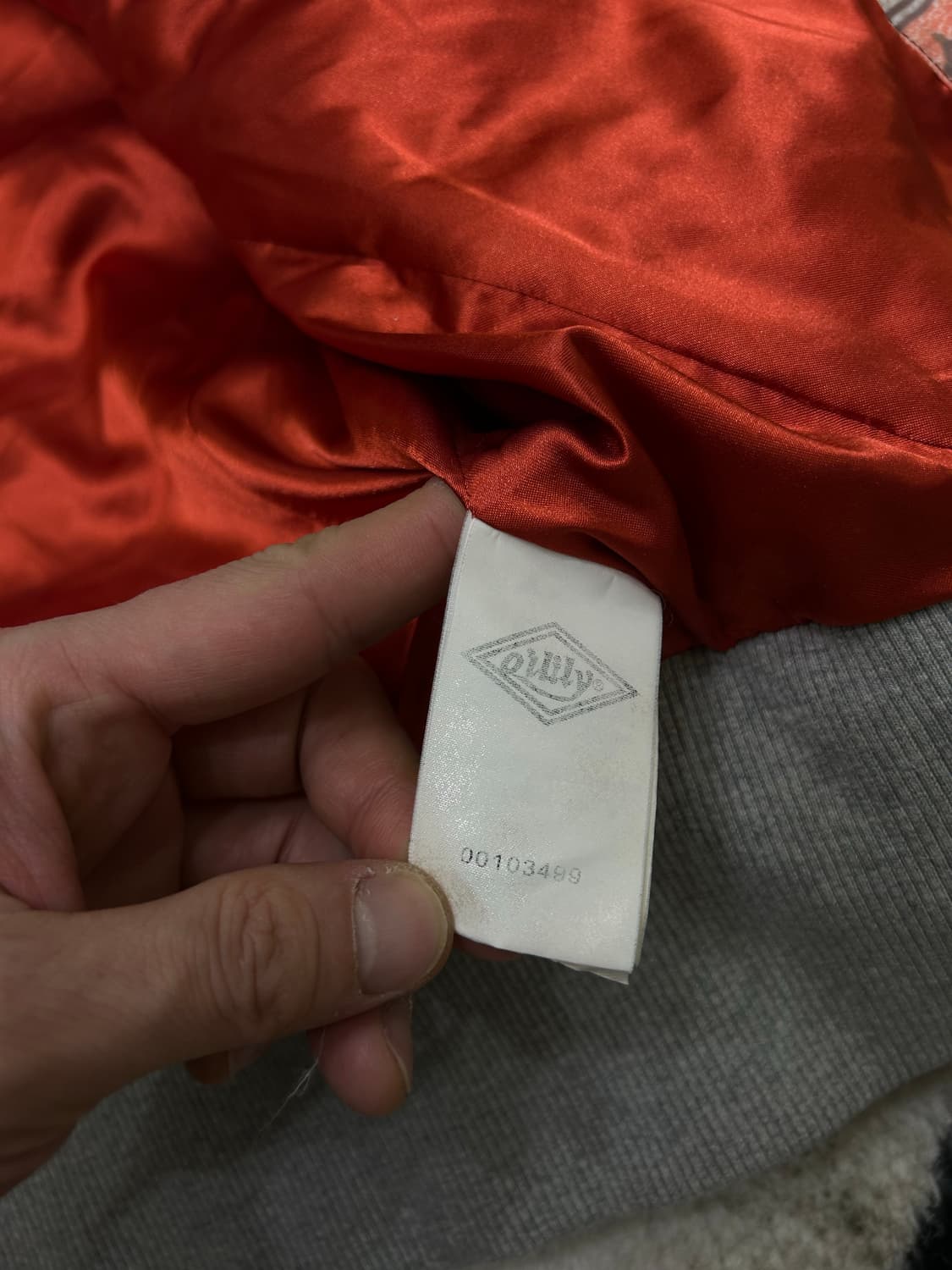 [36]오일릴리 후드 푸퍼 숏 패턴 패딩 상품이미지7