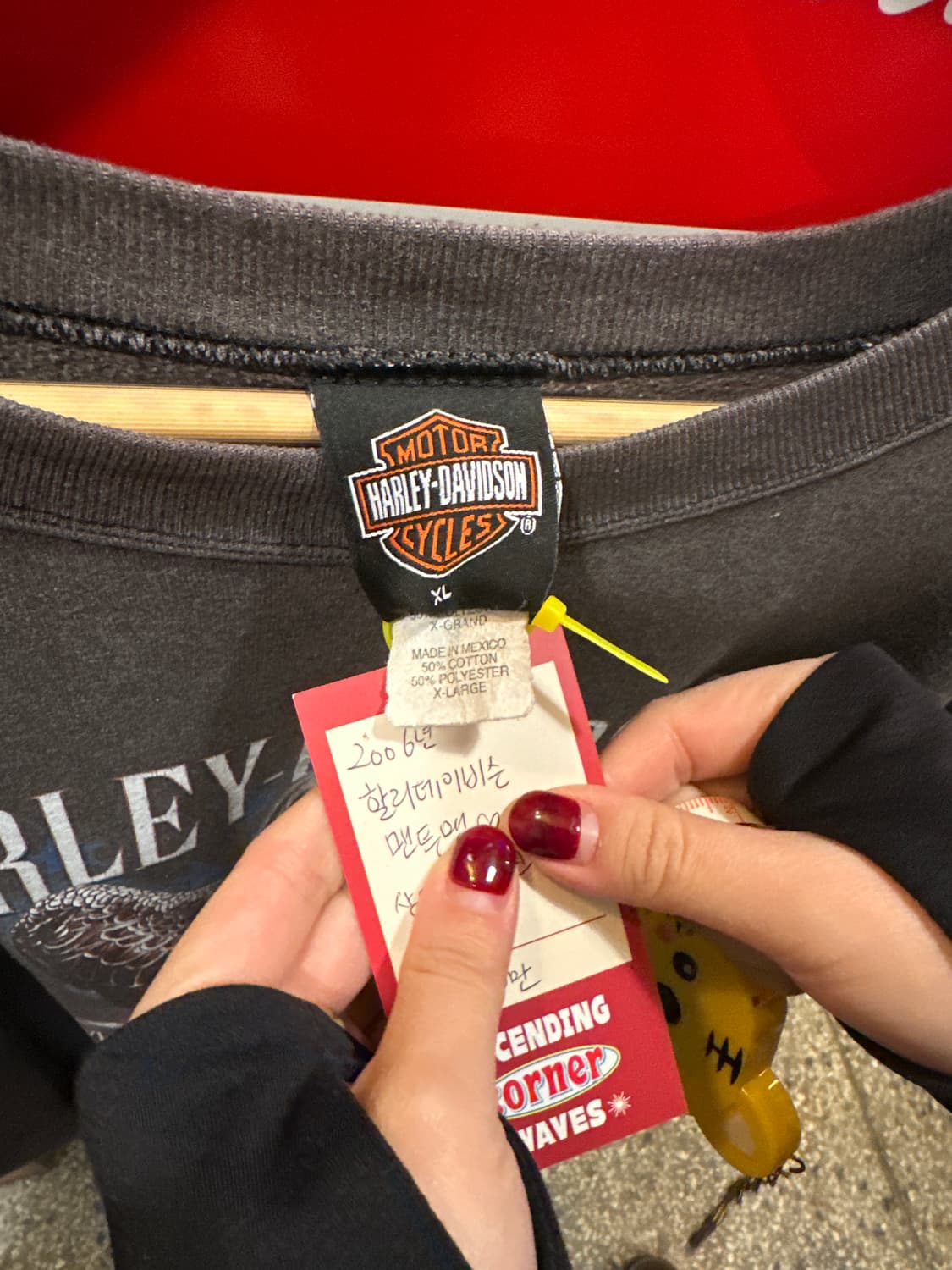 할리데이비슨 맨투맨 xl 상품이미지3