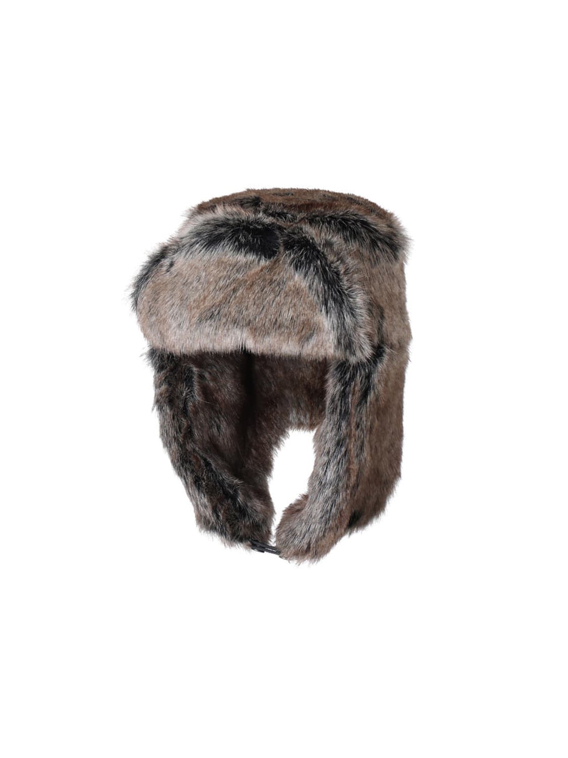 Shapka Trooper Fur Hat (Black, Brown) 상품이미지1