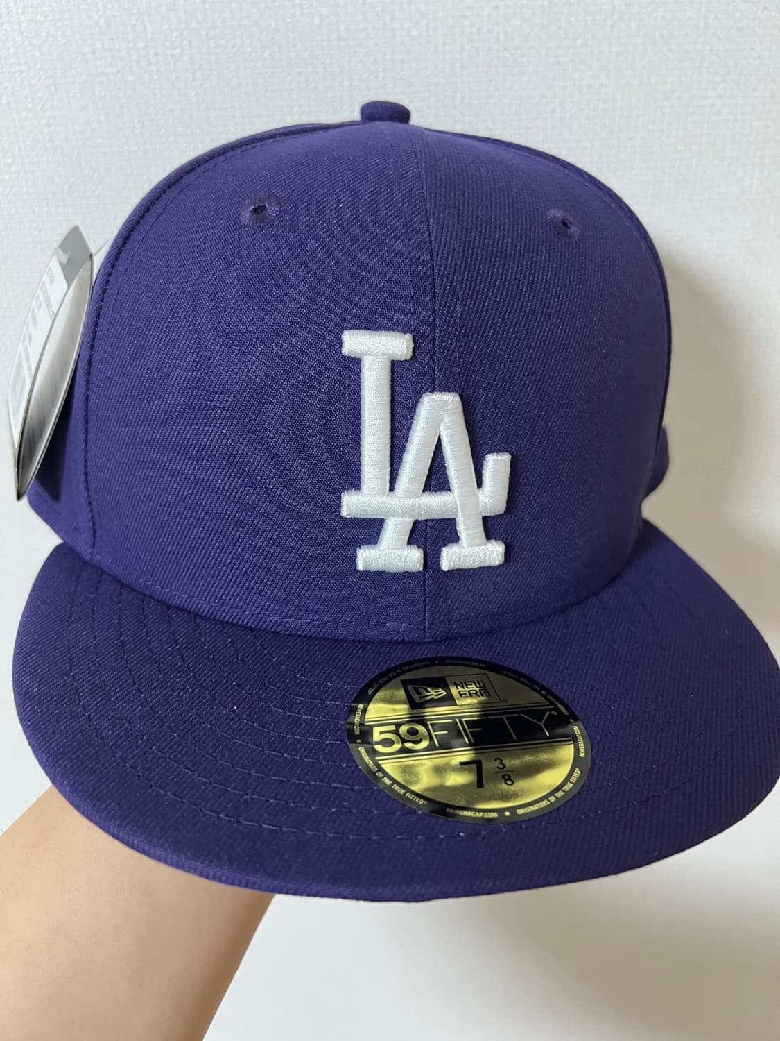뉴에라 MLB LA 다저스 베이직 피티드캡 퍼플 상품이미지1
