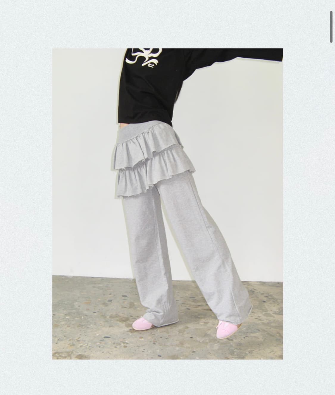론론 캉캉 치마바지(gray) 상품이미지2