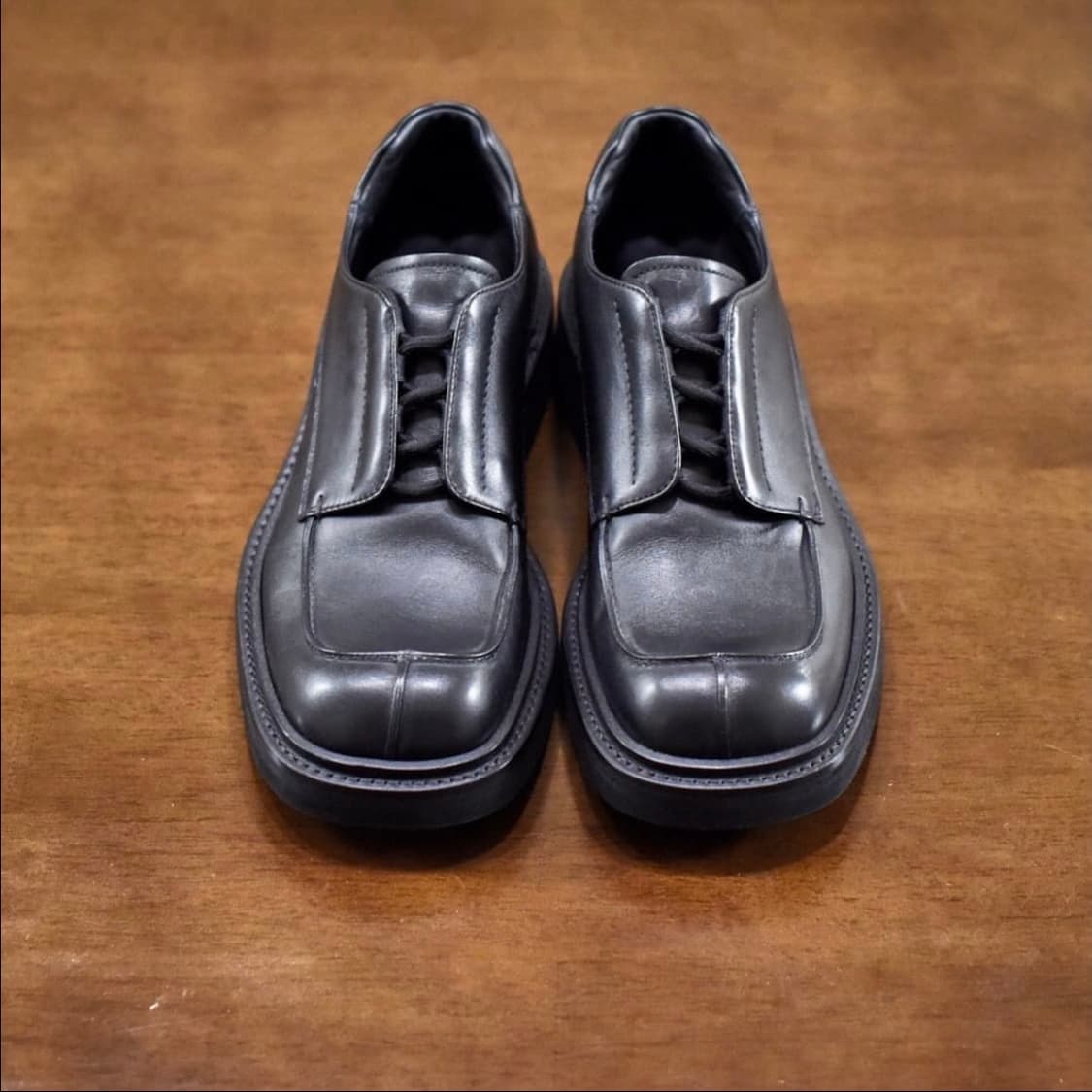 Prada FW 1999 스퀘어토 더비 슈즈 상품이미지1