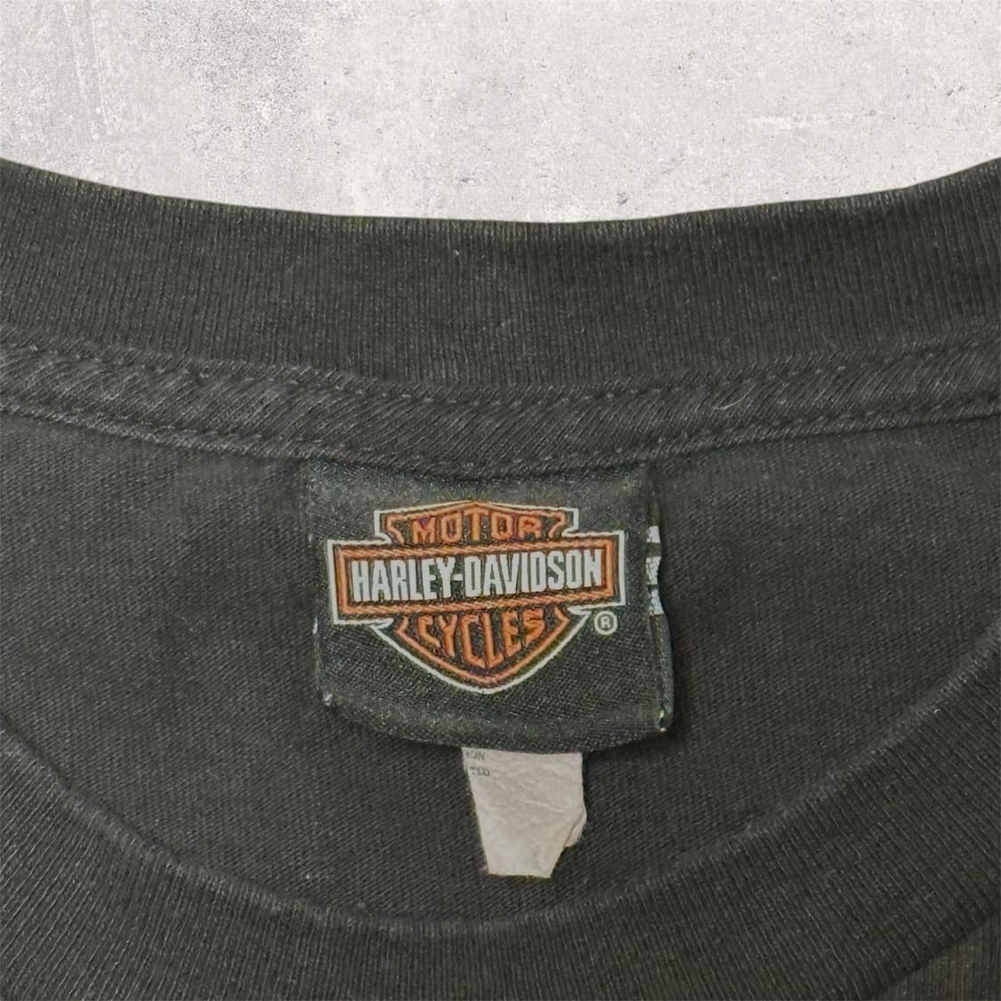 할리 데이비슨 그래픽 반팔 튜블라 티셔츠 L Made in USA 상품이미지5