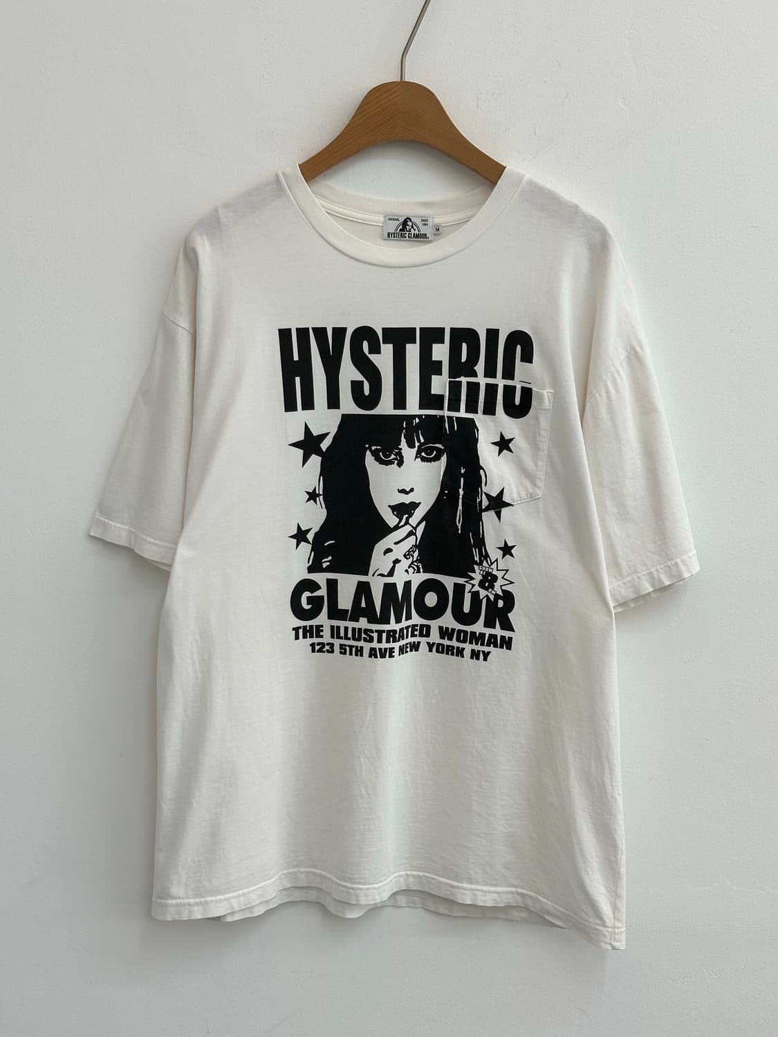 Hysteric Glamour 히스테릭 글래머 우먼 포켓 그래픽 코튼 T 상품이미지3