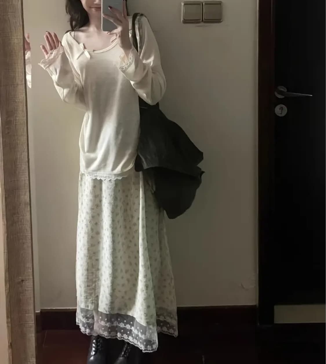 입자마자 여름 분위기 물씬 여신되는 빈티지스커트✨️🦋 상품이미지3
