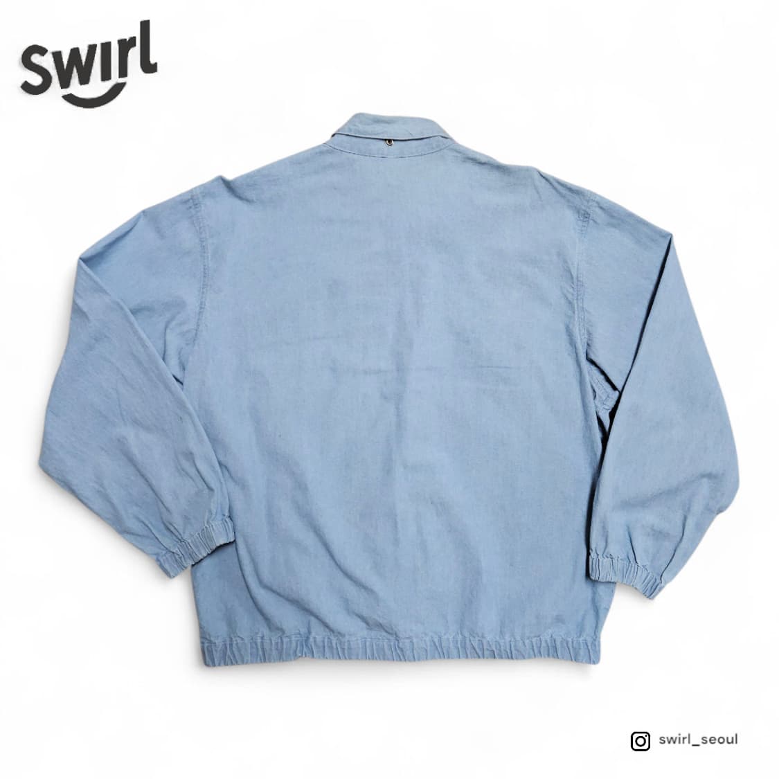 90s Polo chambray harrington jacket 상품이미지2