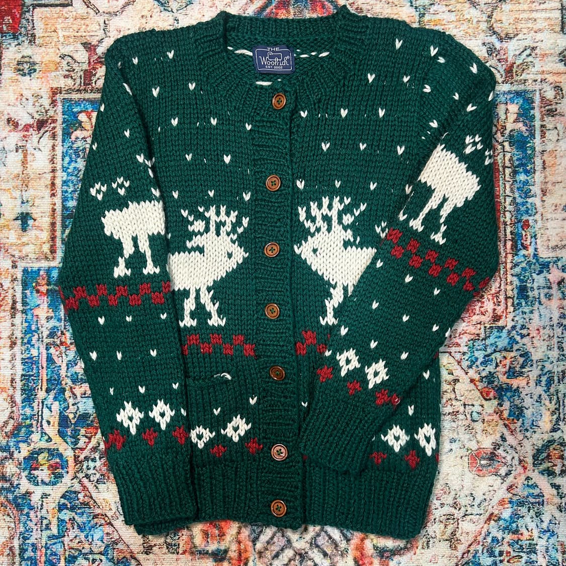 [XS] 00s 울리치 울 코위찬 니트 가디건 상품이미지1