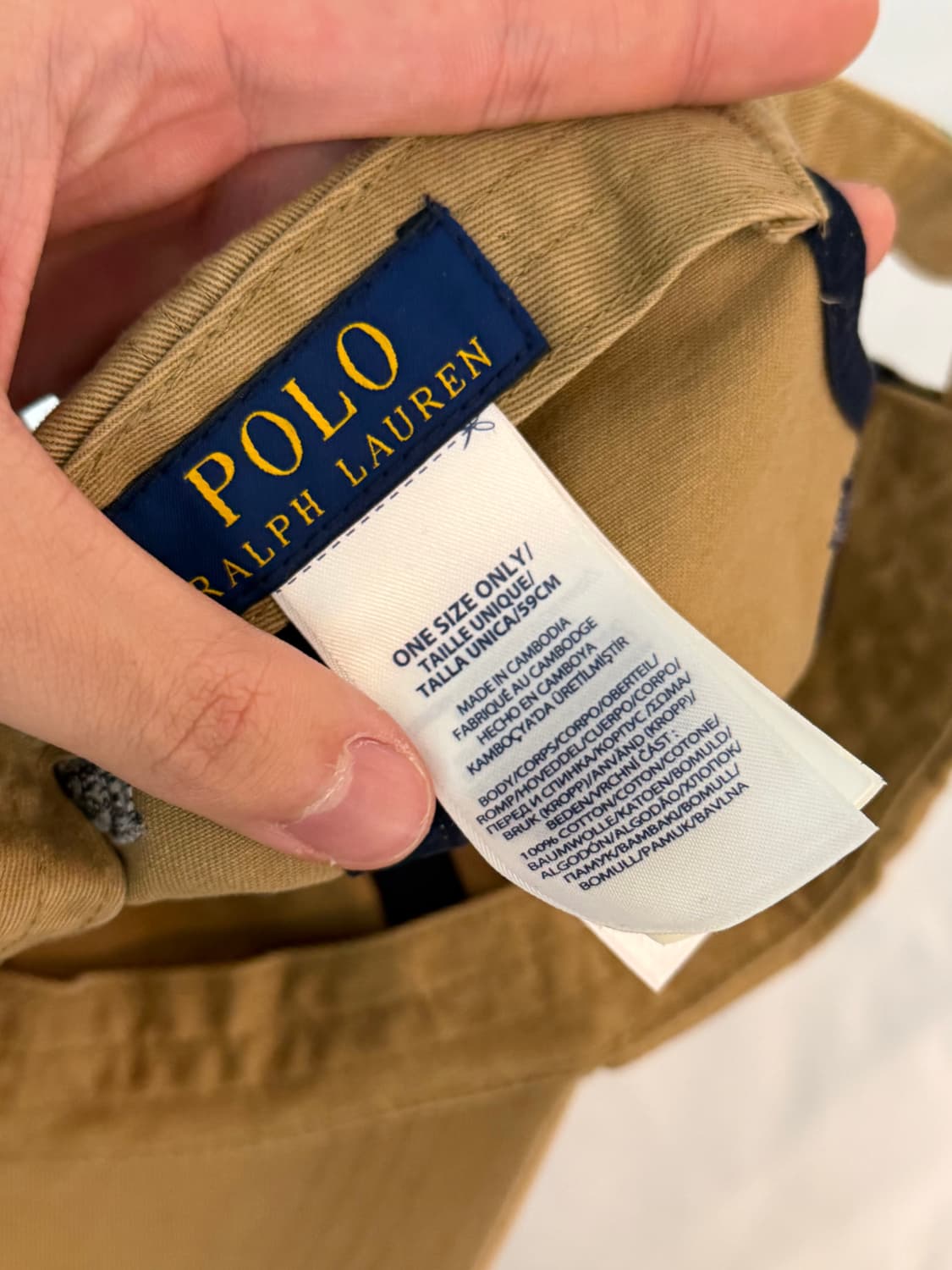 폴로 랄프로렌 멀티패치 자수로고 볼캡 베이지 상품이미지7